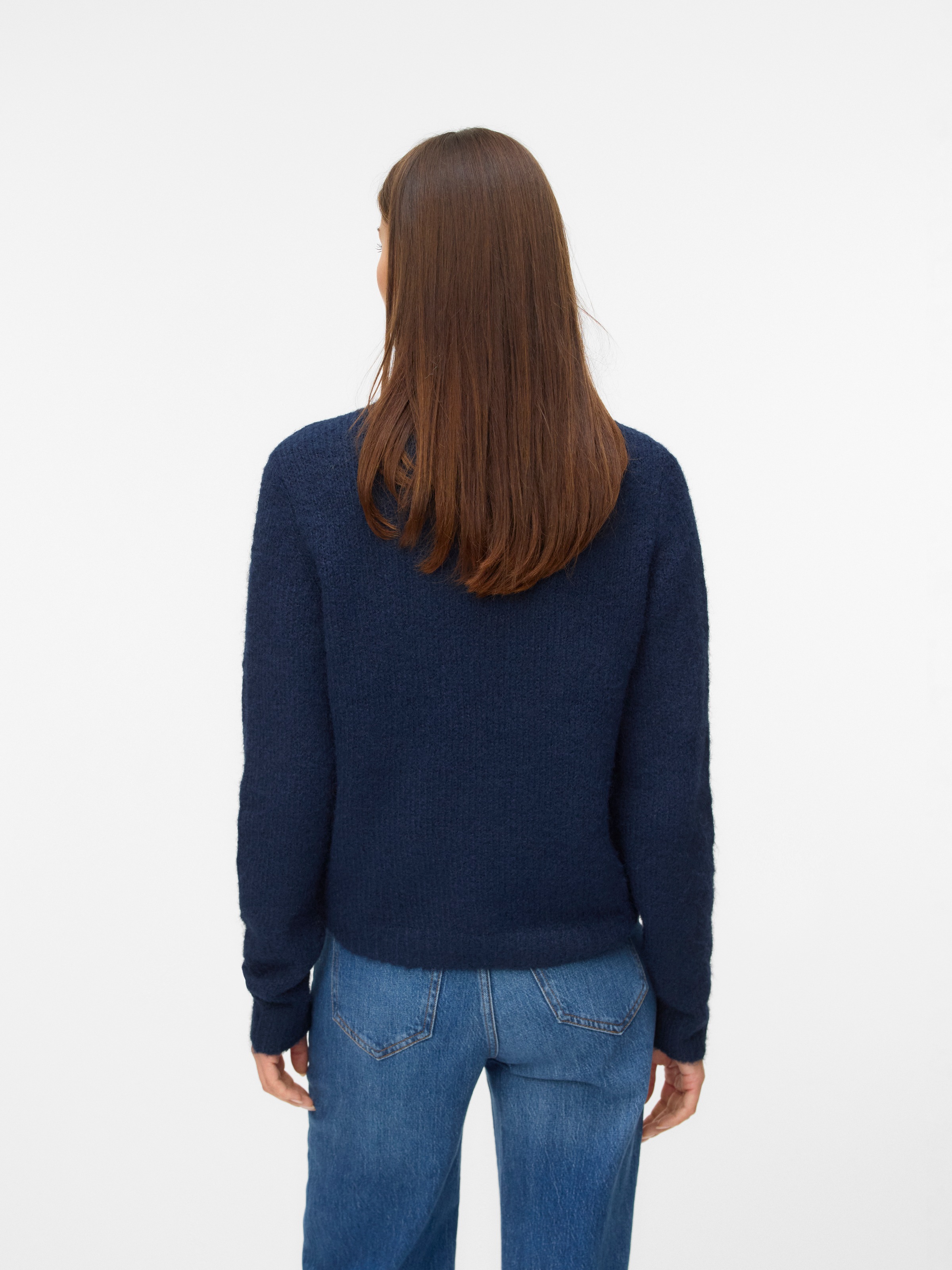 Vero Moda Strickpullover "VMNOVAH LS O-NECK PULLOVER GA NOOS" günstig online kaufen