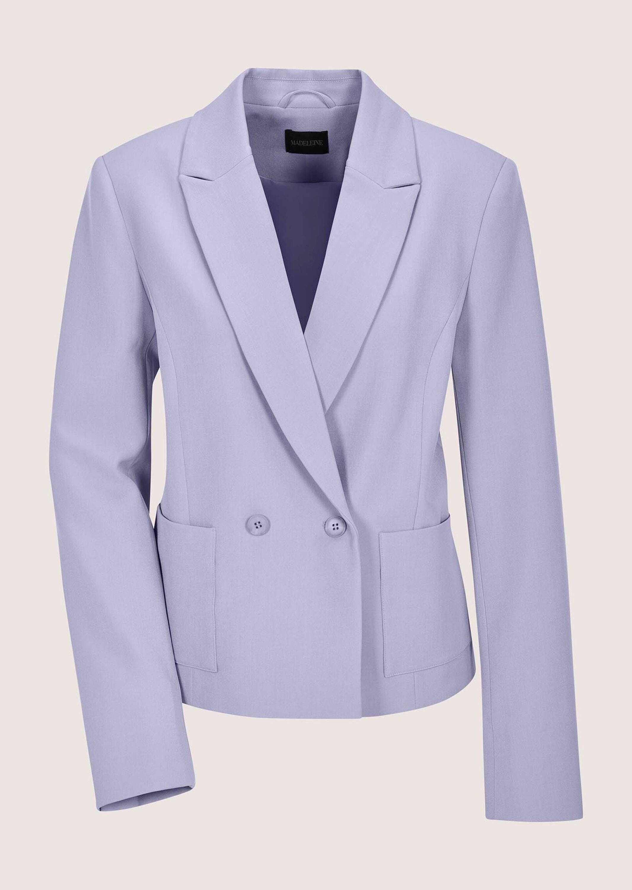 MADELEINE "Blazer Eleganter Kurzblazer mit Reverskragen" Tonige Knöpfe
