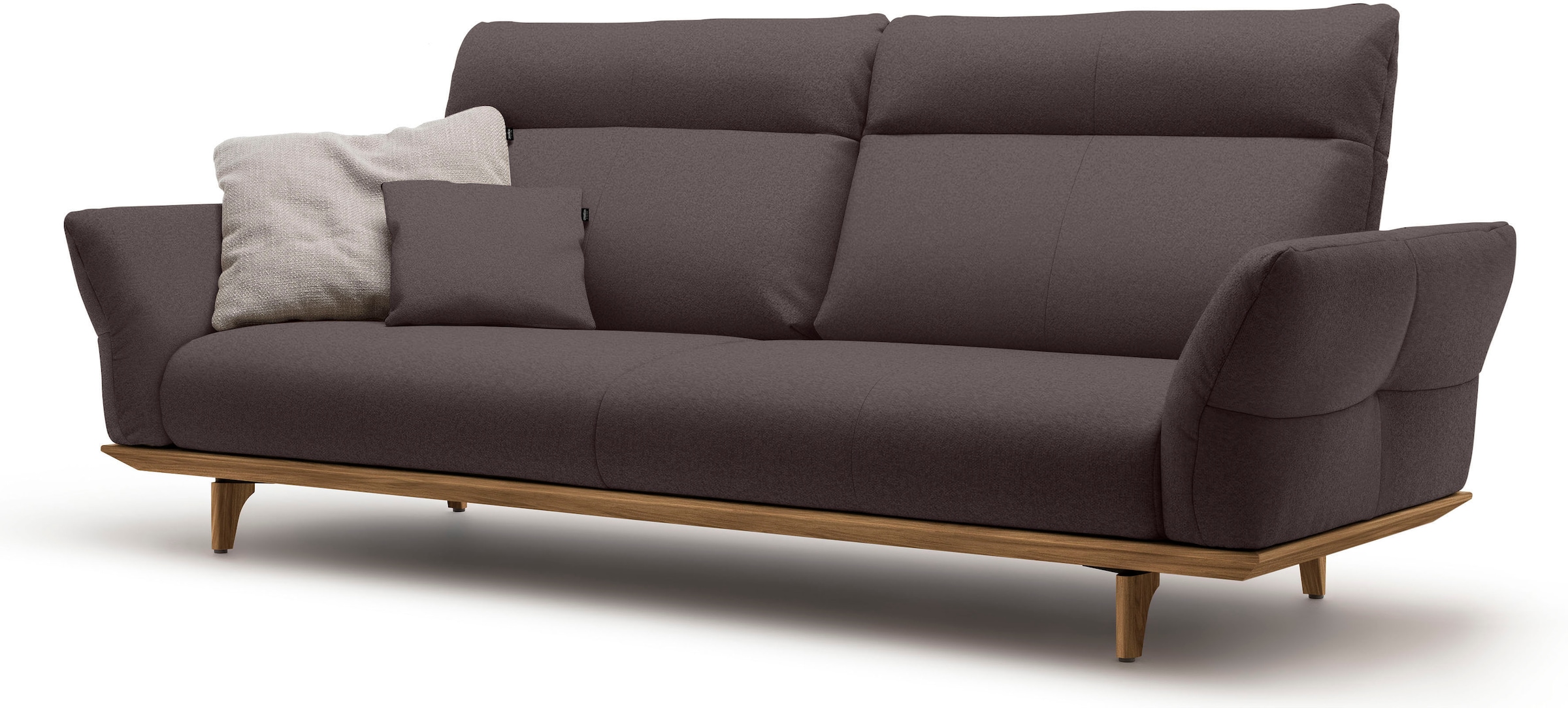 Creation BY ROLF BENZ 3,5-Sitzer »CR.460«, Sockel und Füße in Nussbaum, Breite 228 cm
