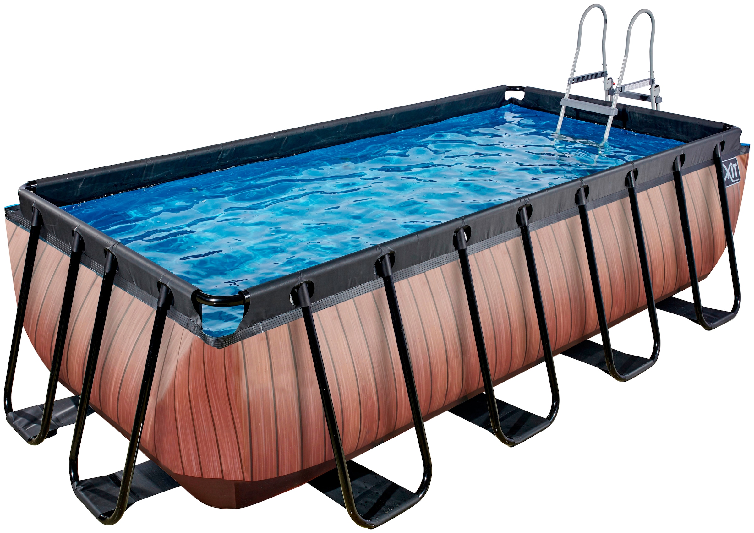 EXIT Framepool, (Set, 3 tlg.), BxLxH: 200x400x100 cm, mit Sandfilterpumpe u günstig online kaufen