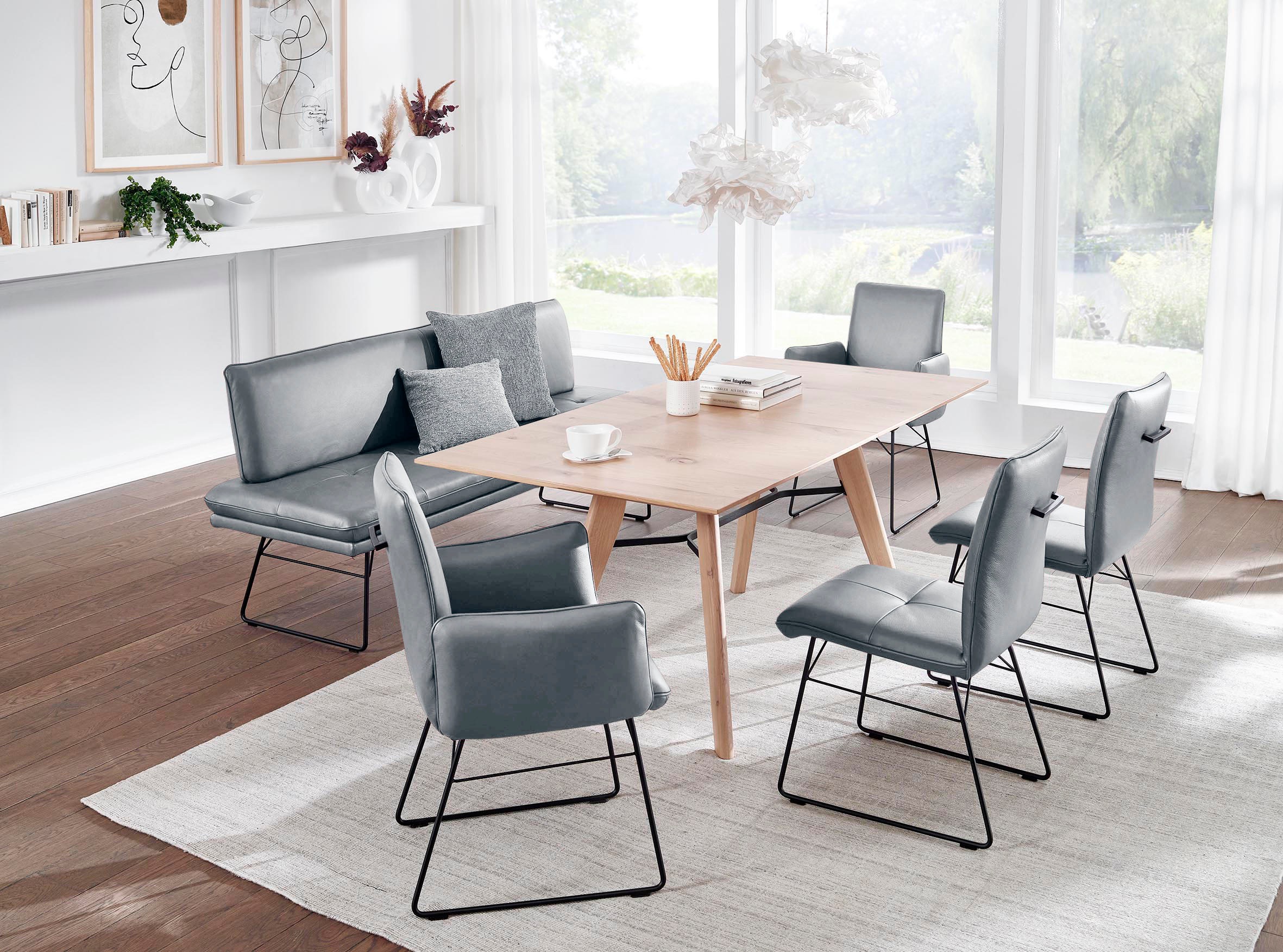 K+W Komfort & Wohnen Essgruppe "Giacomo IV" 6 Stk. tlg. Polsterbank in 2 Gr günstig online kaufen