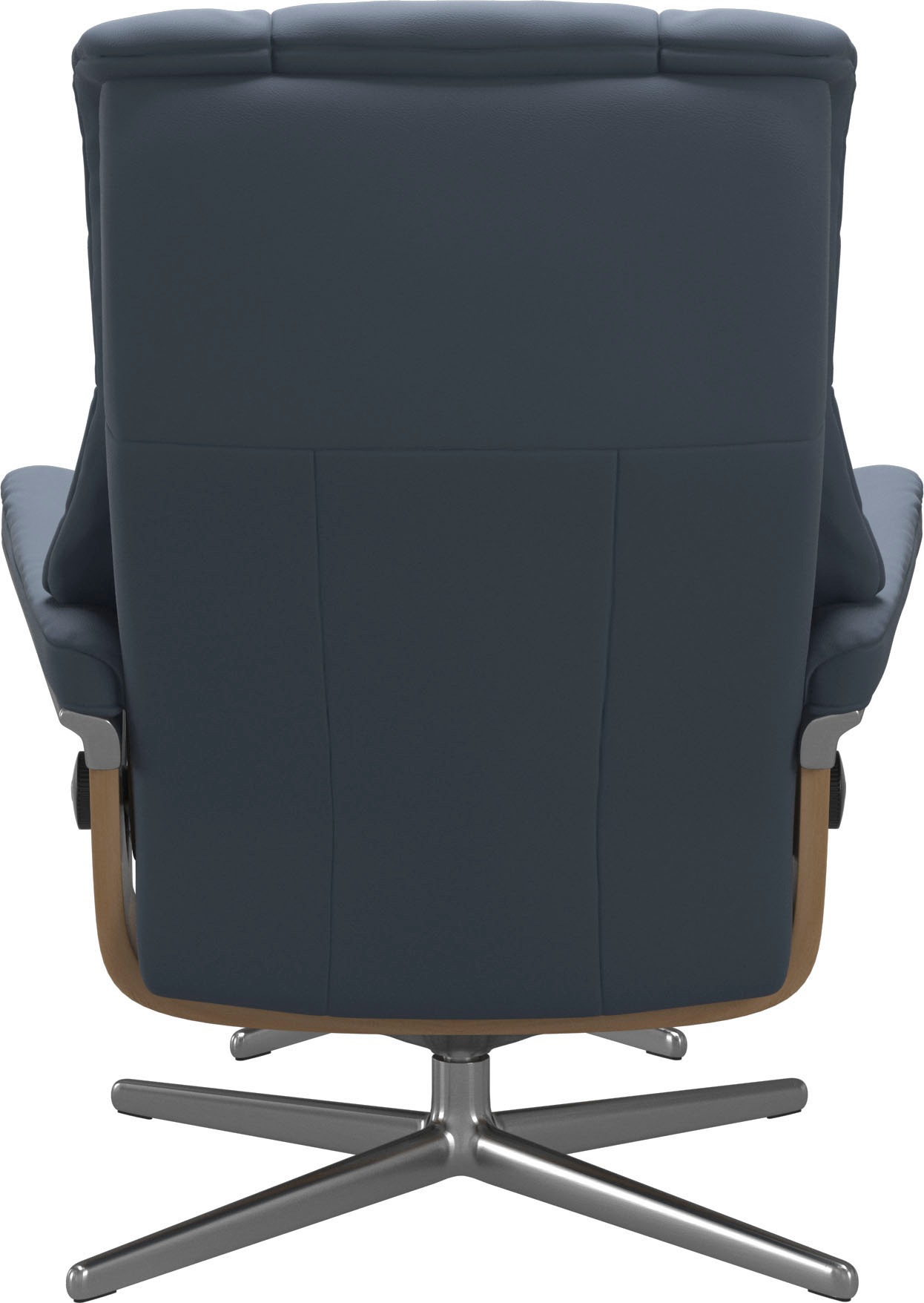 Thumbnail - Stressless "Mayfair" Set, Relaxsessel mit Hocker, mit Hocker, mit Cross Base, Größe S, M & L, Holzakzent Eiche