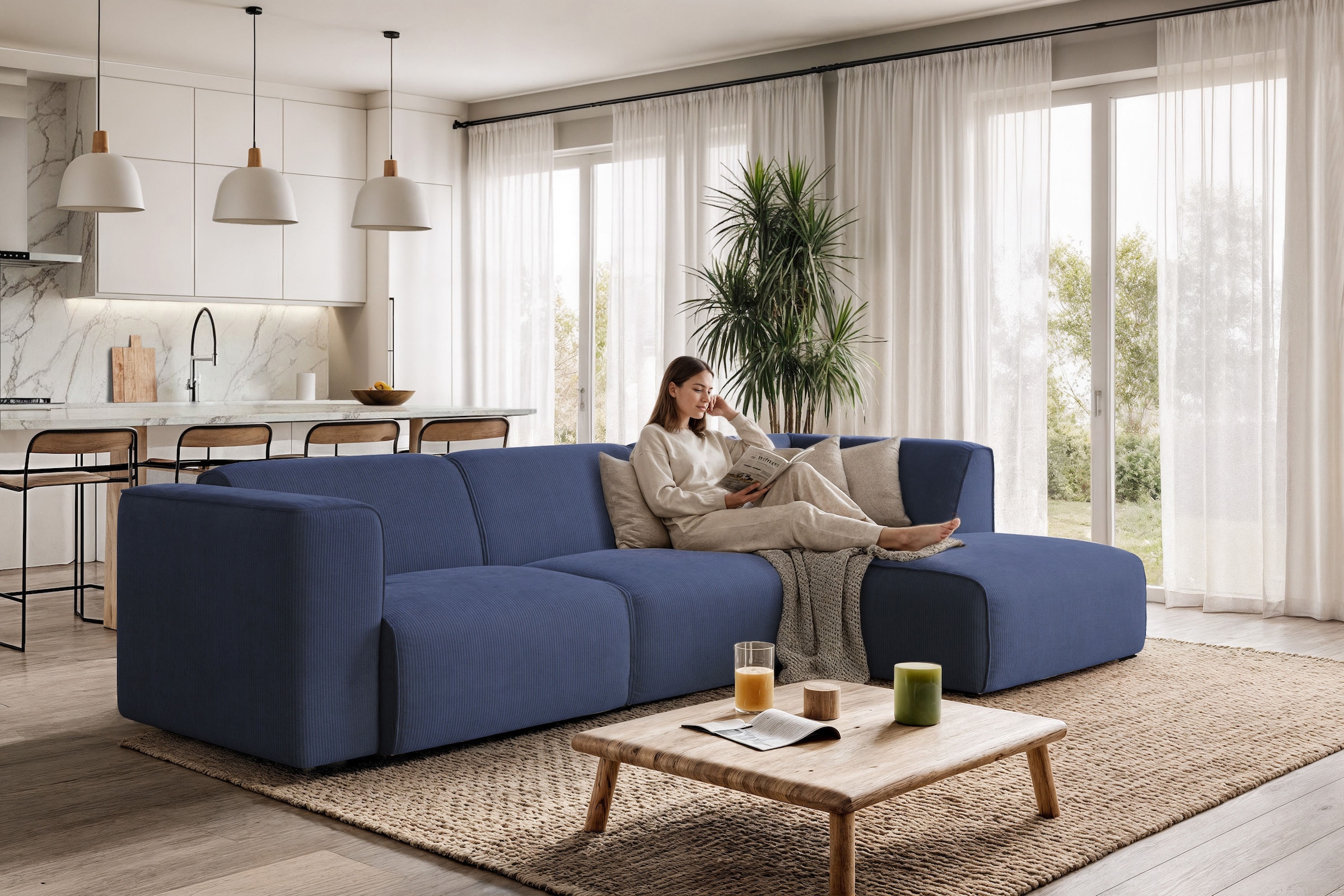 RAUM.ID Ecksofa "Merid L-Form, B: 295 cm - OTTO. Verlässliche Qualität." je günstig online kaufen