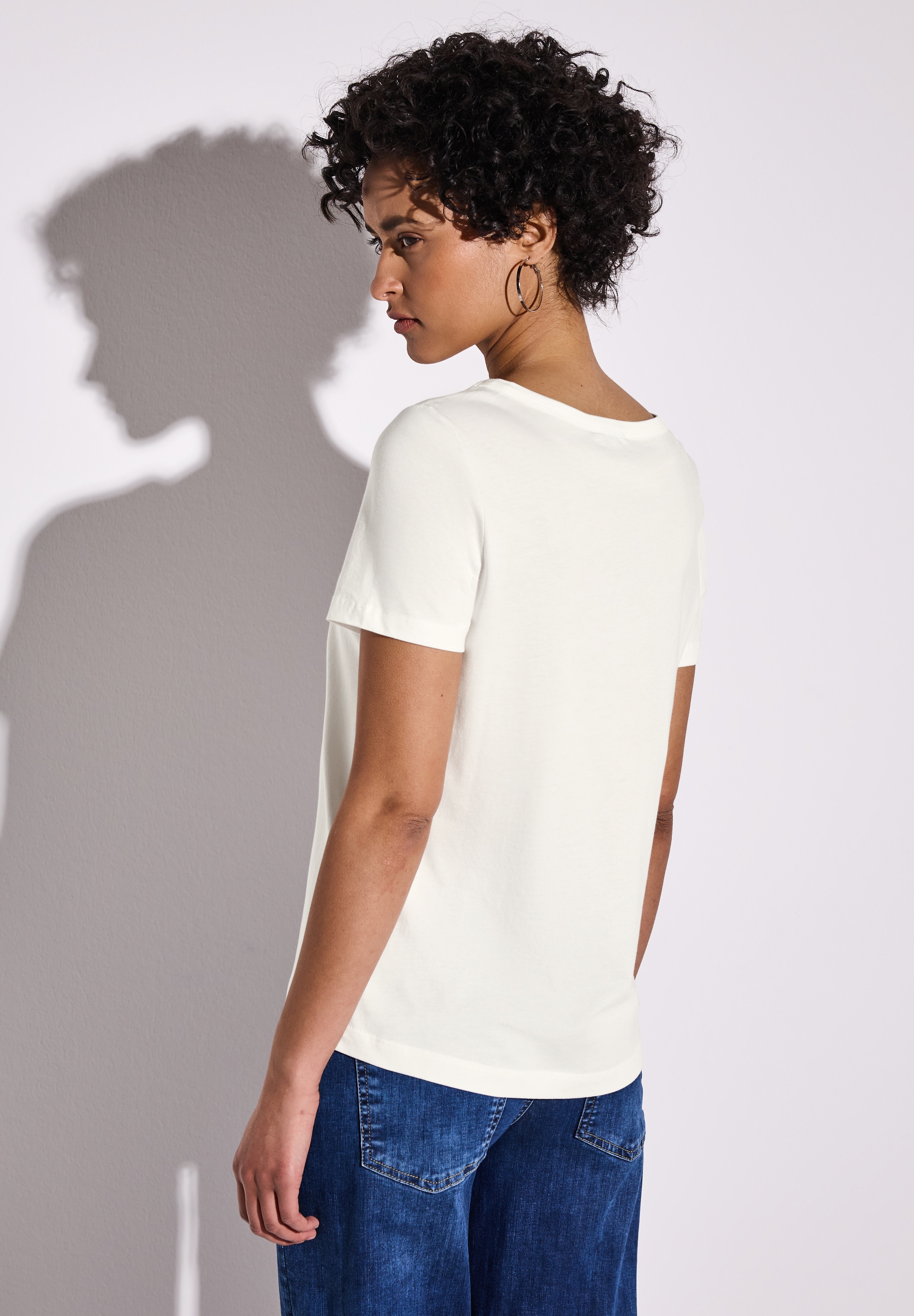 STREET ONE T-Shirt, mit Rundhalsausschnitt