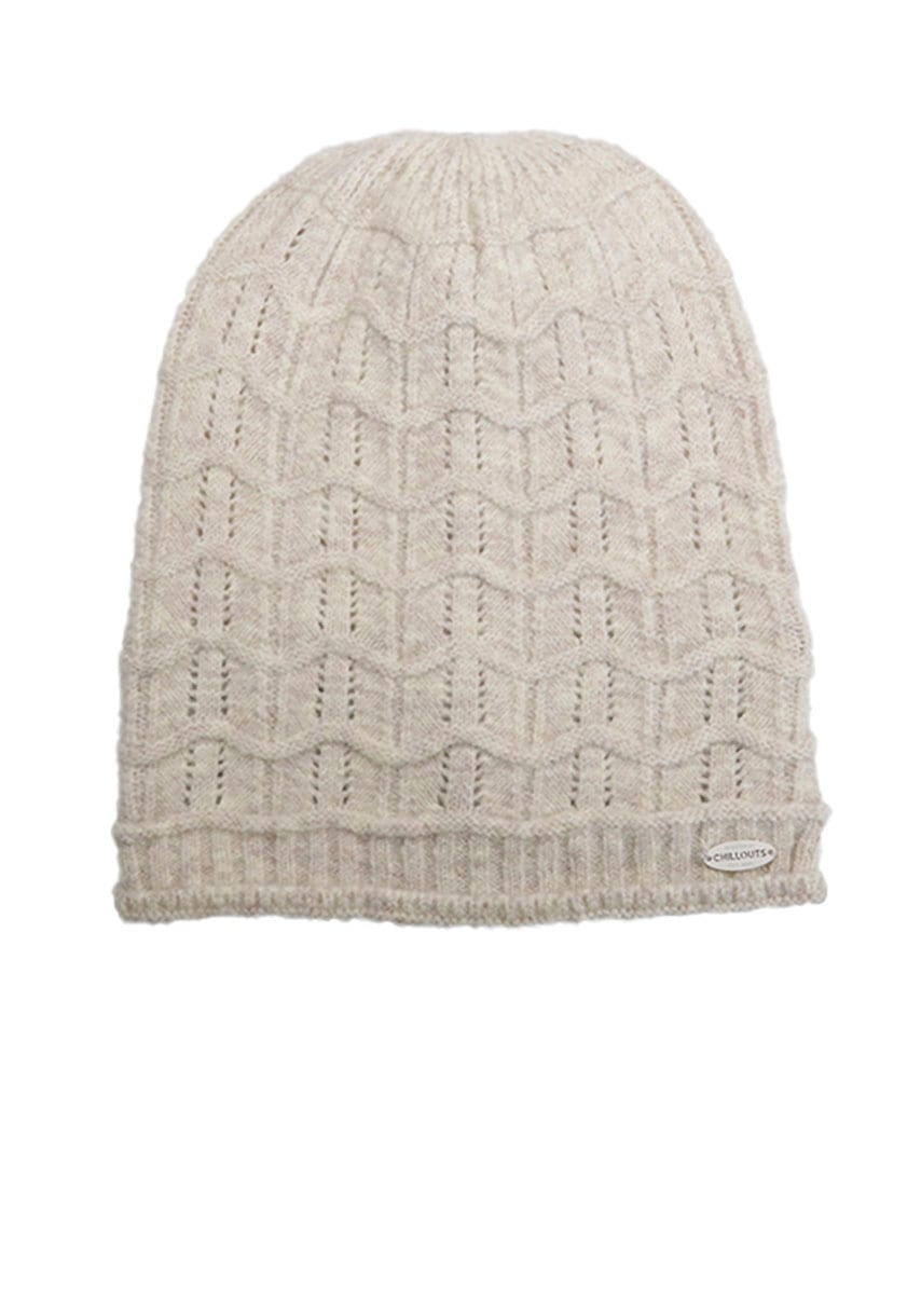 chillouts Beanie »Maira Hat«, mit weichem Lochstrickmuster