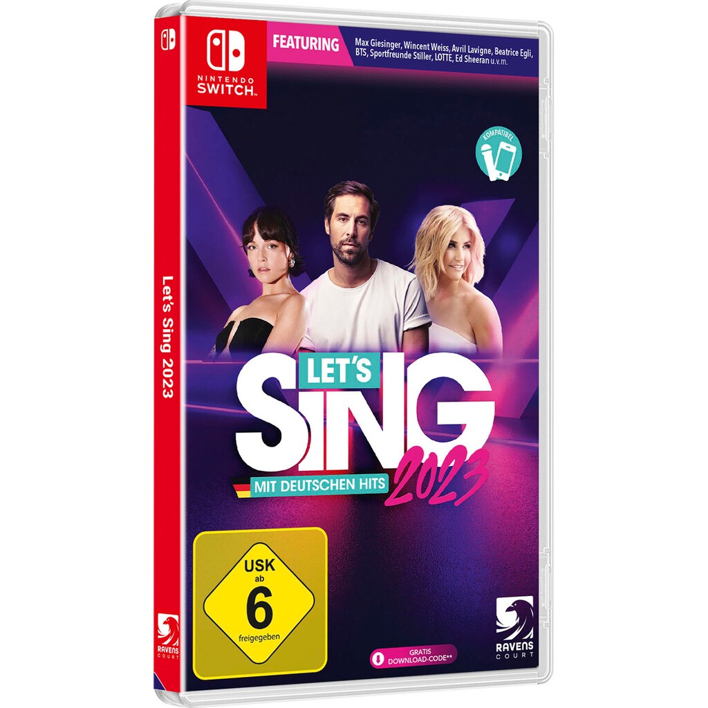 Koch Media Spielesoftware »Let's Sing 2023 German Version«, Nintendo Switch