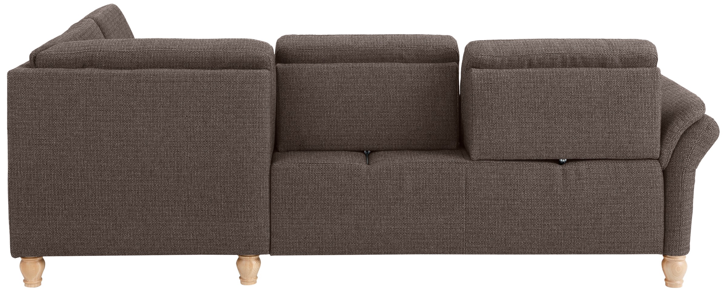 Home affaire Ecksofa »Palace L-Form«, incl. Sitztiefenverstellung, wahlweise mit Bettfunktion und Stauraum