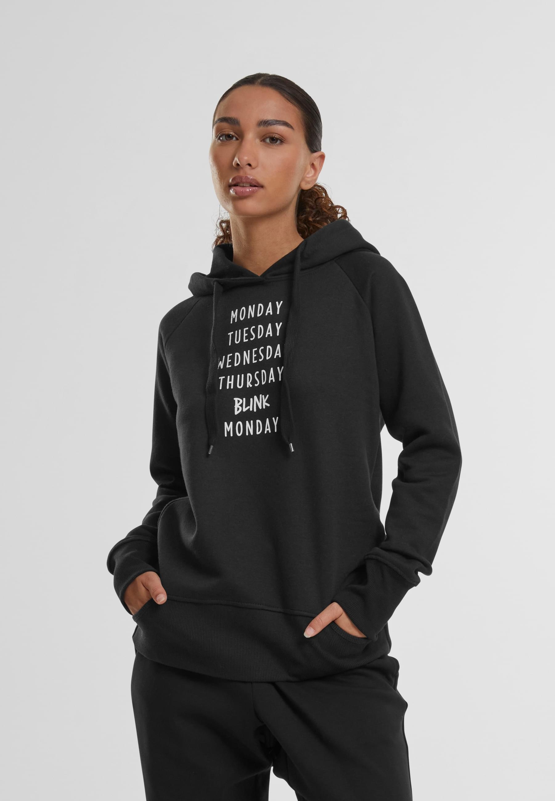 MisterTee Kapuzenpullover »MisterTee Herren Ladies Blink Hoody«, (1 tlg.)