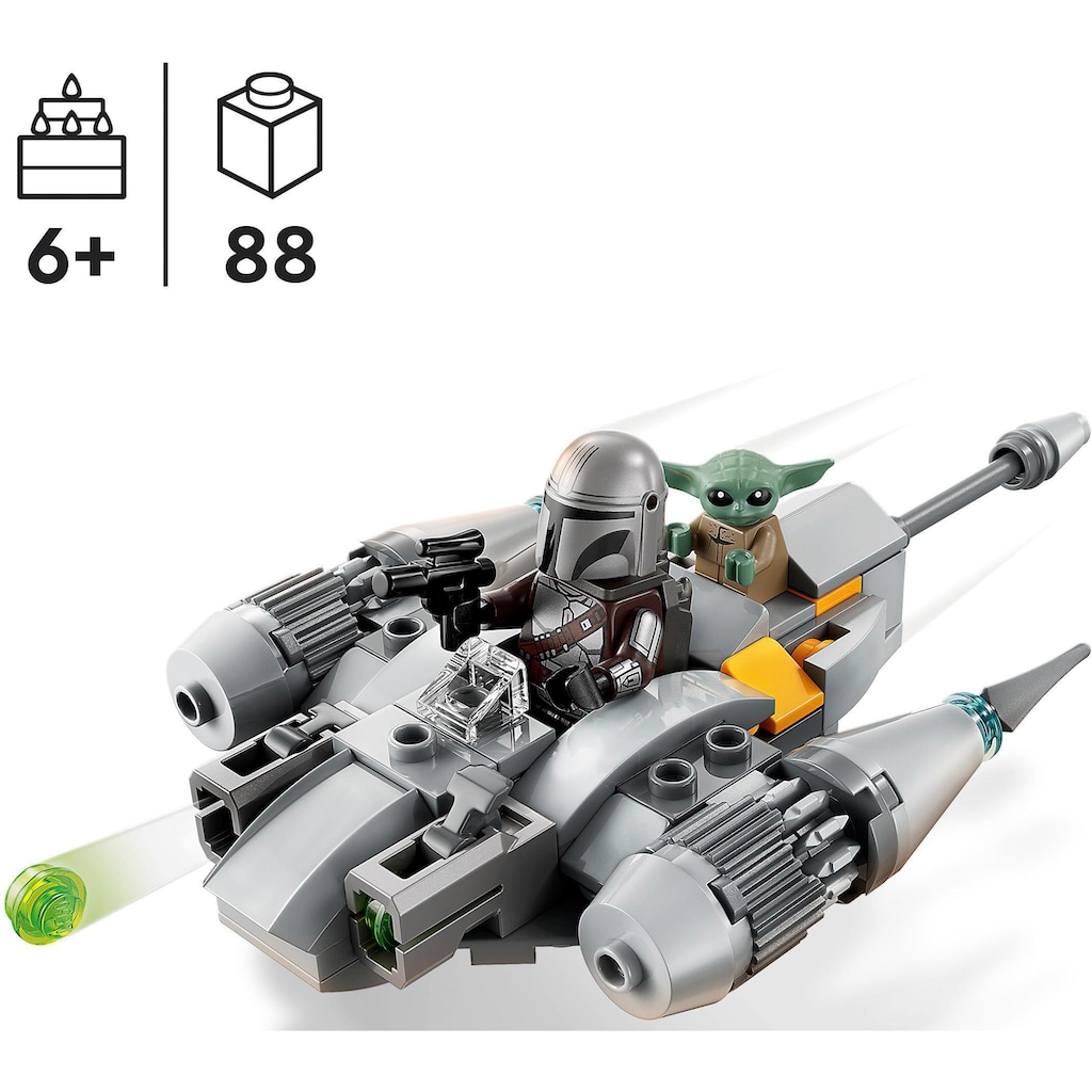 LEGO® Konstruktionsspielsteine »N-1 Starfighter des Mandalorianers – Microfighter (75363)«, (88 St.)