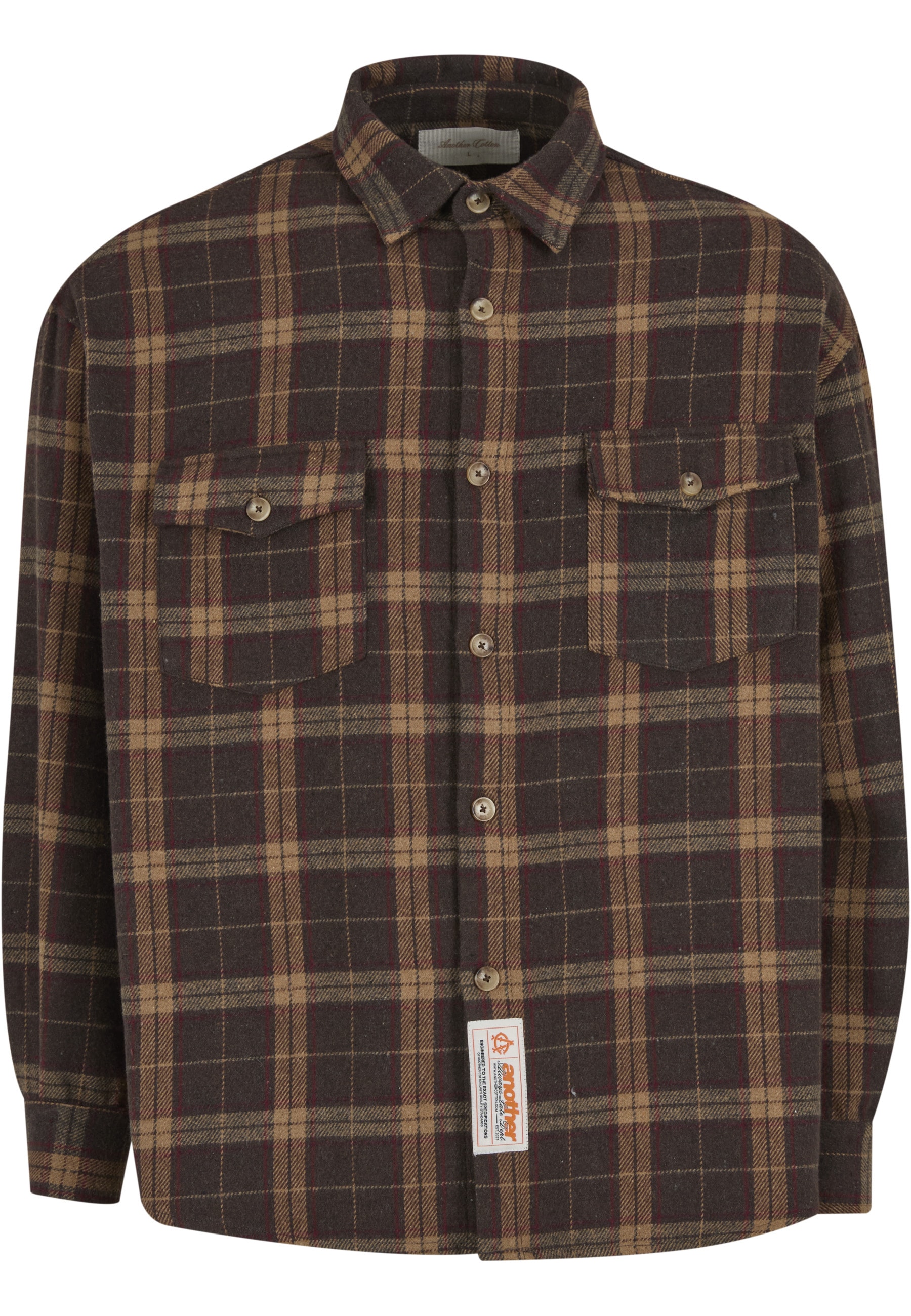 Another Cotton Lab Langarmhemd "Another Cotton Lab Another Flanell Shirt"