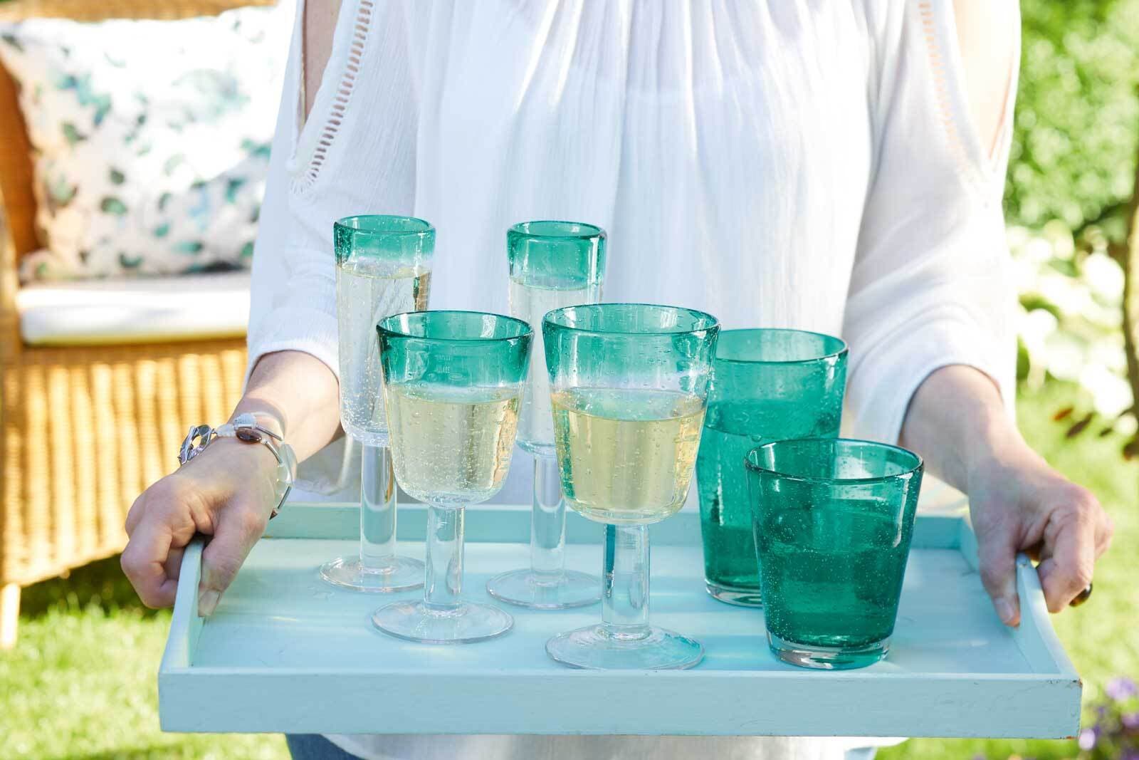 LEONARDO Glas »Trinkgläser Burano 230 ml 4er Set bunt«
