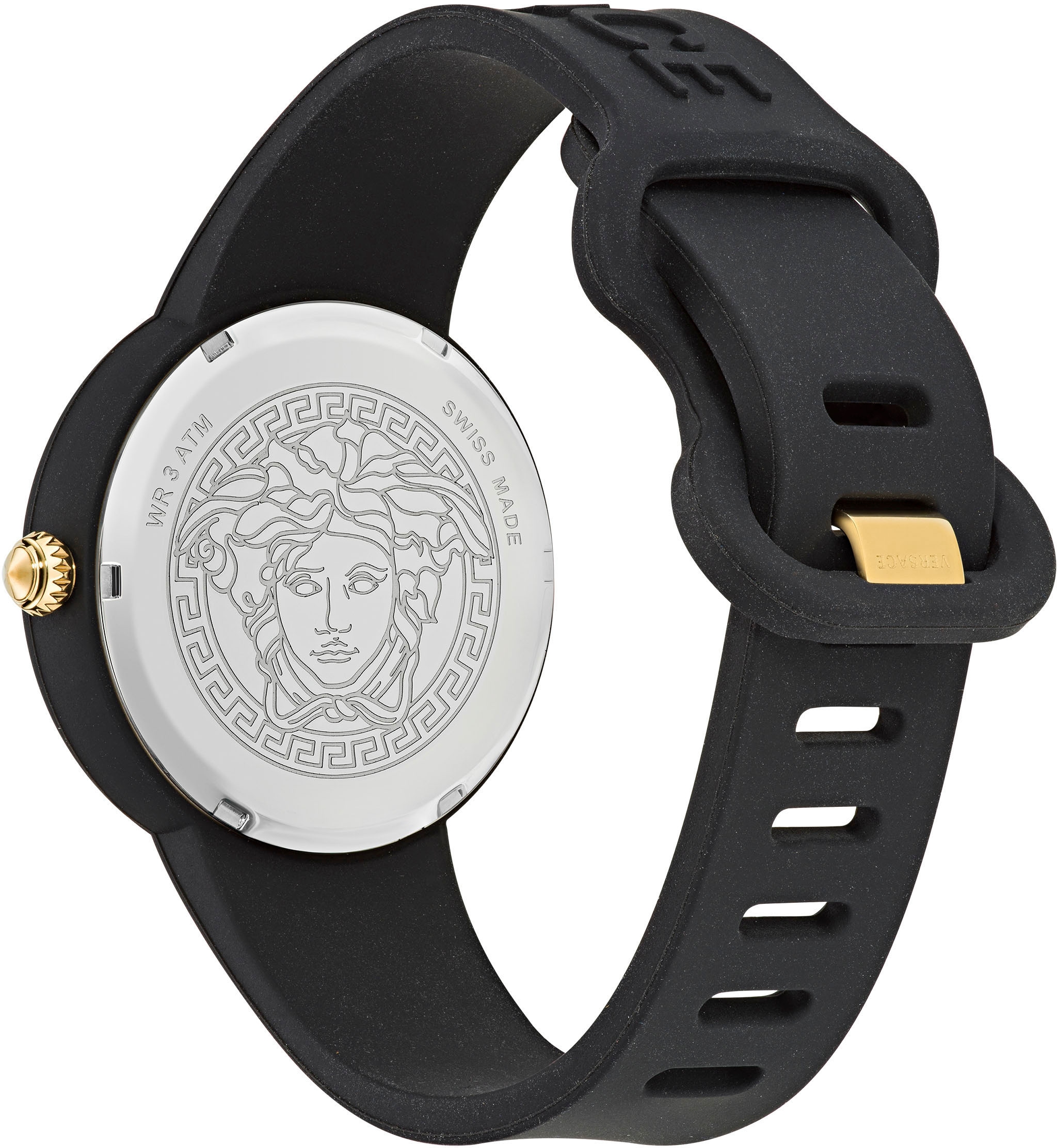 Versace Quarzuhr »MEDUSA POP, VE6G00223«, Armbanduhr, Damenuhr, Saphirglas, Swiss Made