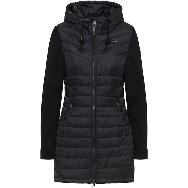 Steppjacke für Kapuze, bestellen mit »LUCINDA Ragwear Materialmix aus BAUR LONG«, modernem |