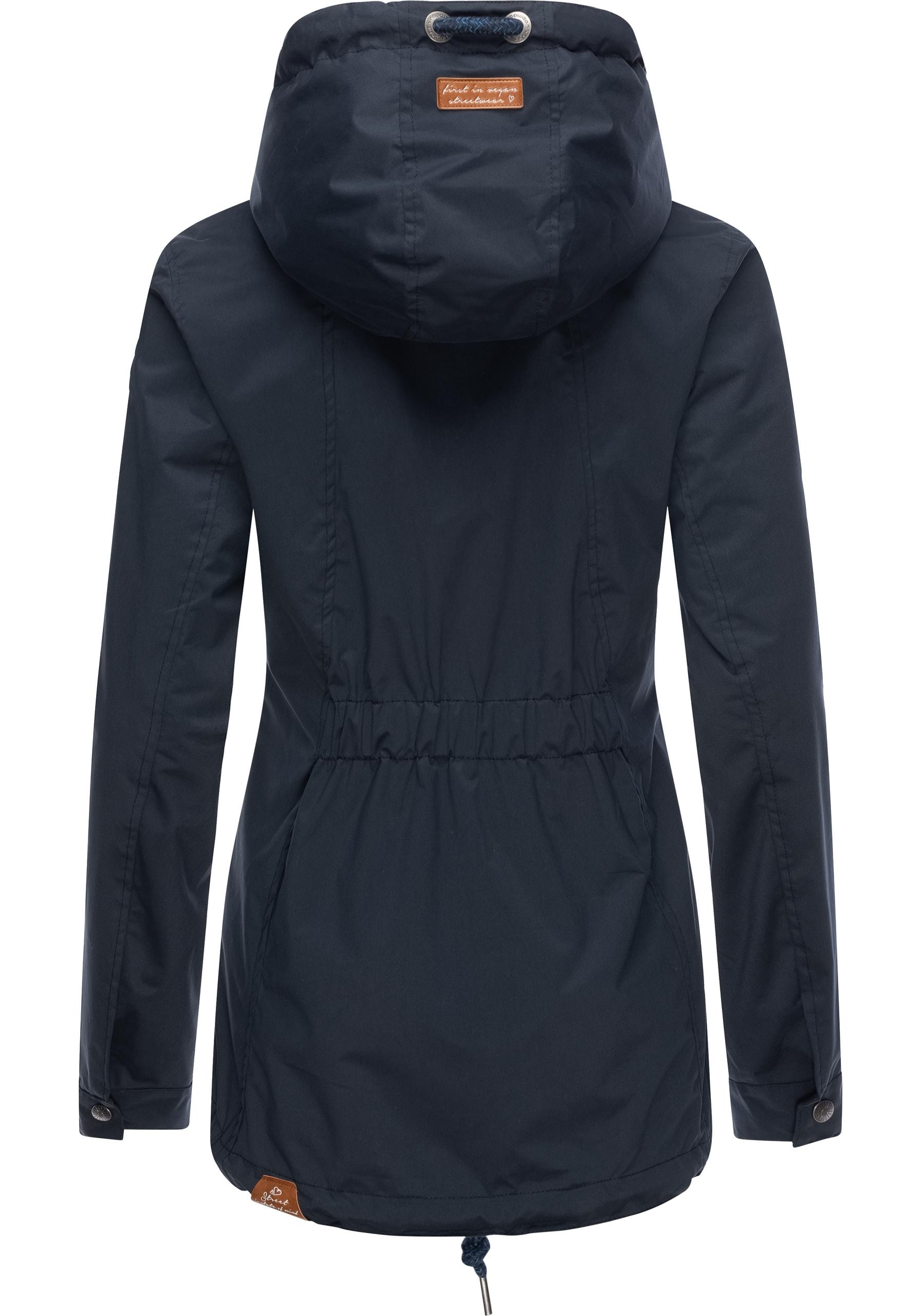 Ragwear Outdoorjacke »Zuzka«, mit Kapuze, stylische Übergangsjacke mit großer Kapuze