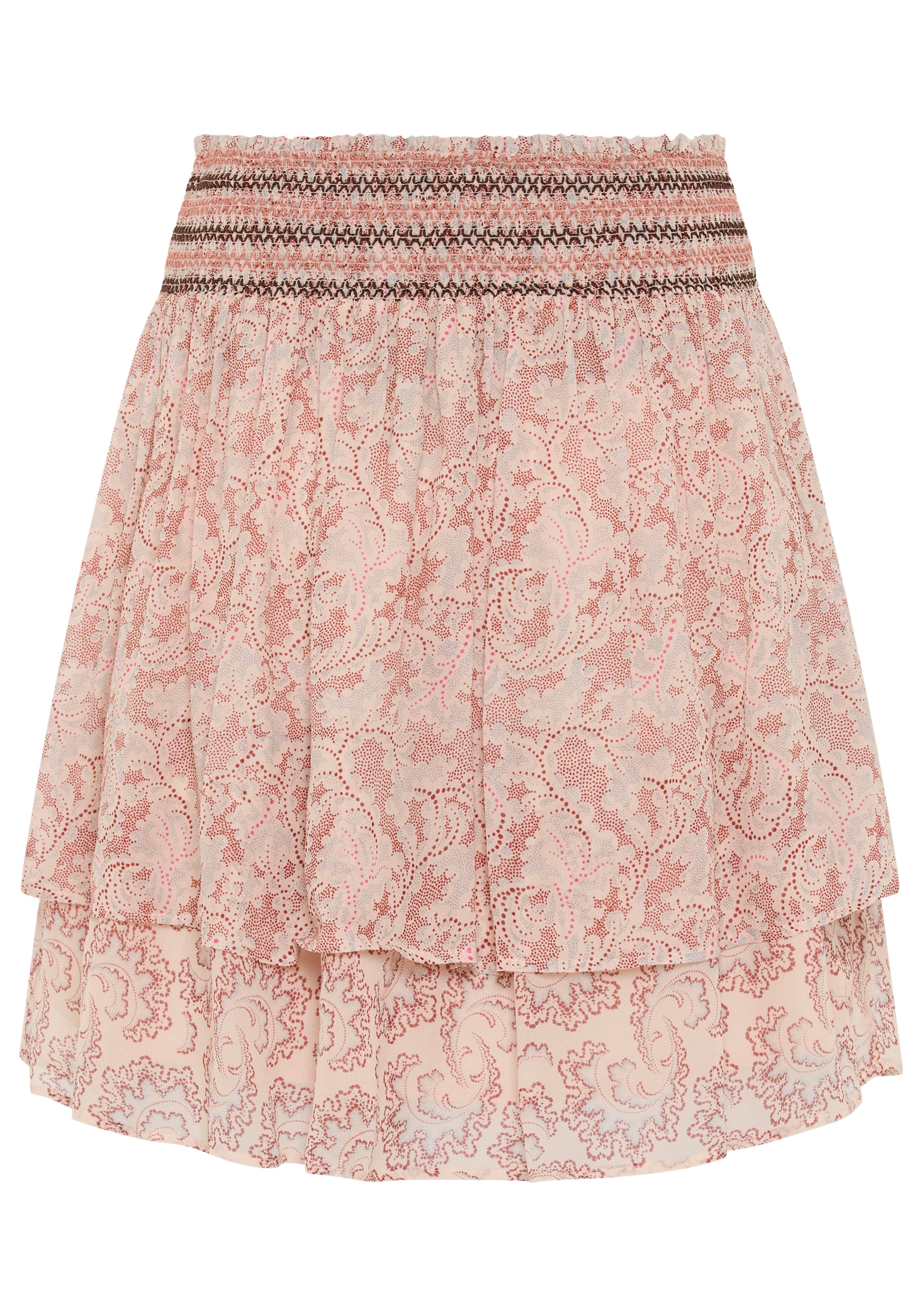 BOSS ORANGE Stufenrock "Vesiana Premium Damenmode" in Mini-Länge, Viskose günstig online kaufen