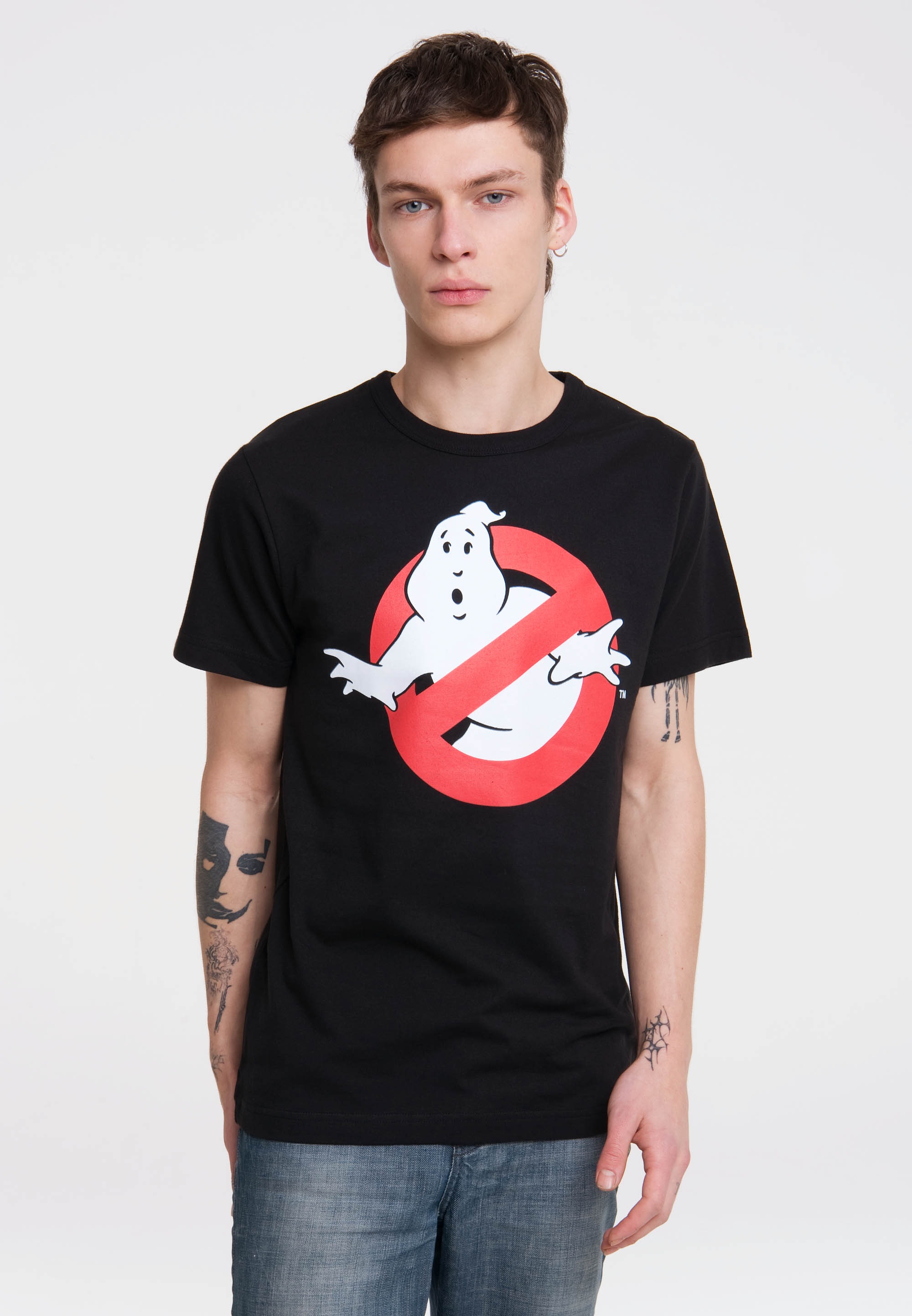 LOGOSHIRT T-Shirt »Ghostbusters No Ghost« mit kultigem Print