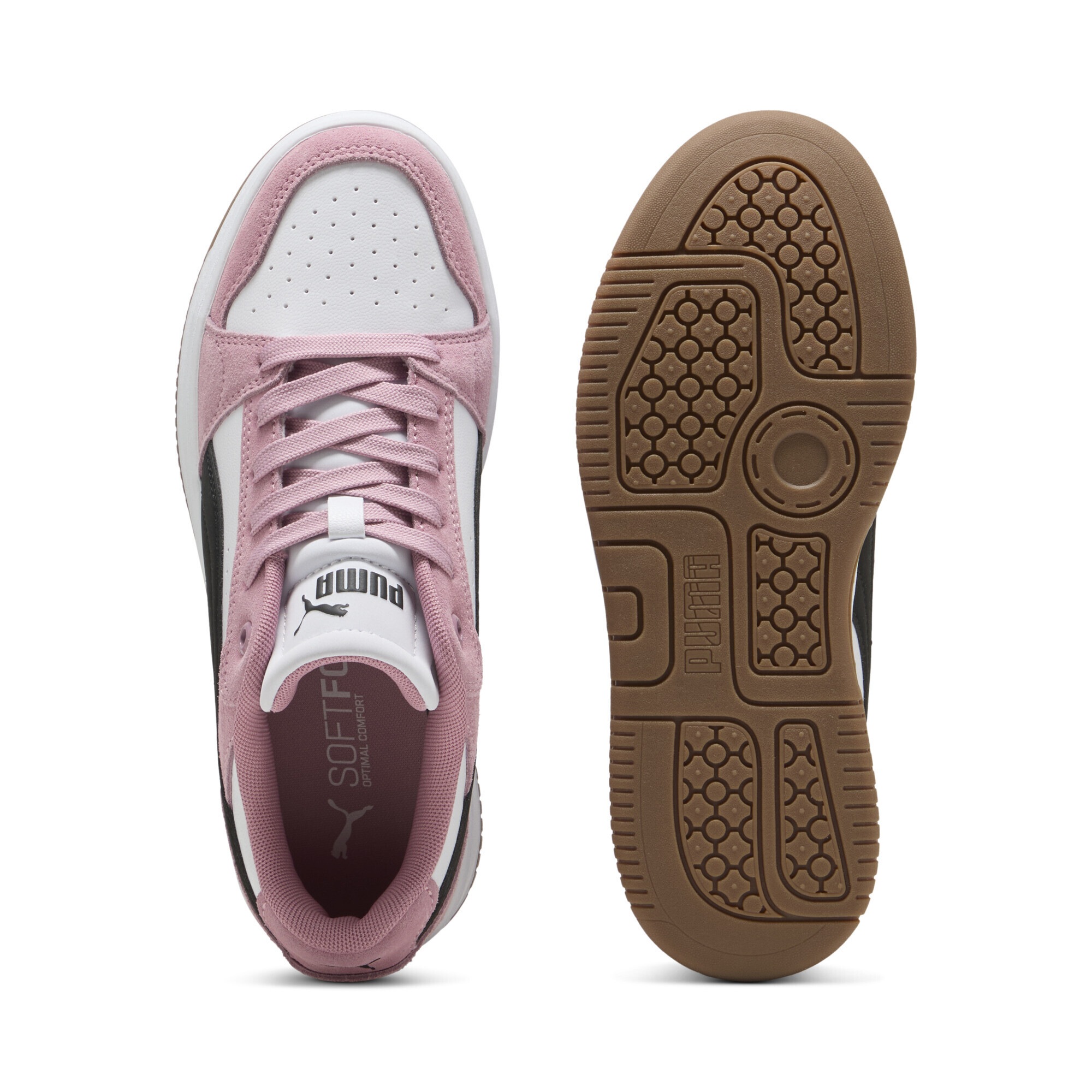 Puma Rebound Femme Low Sneakers Black/White 3