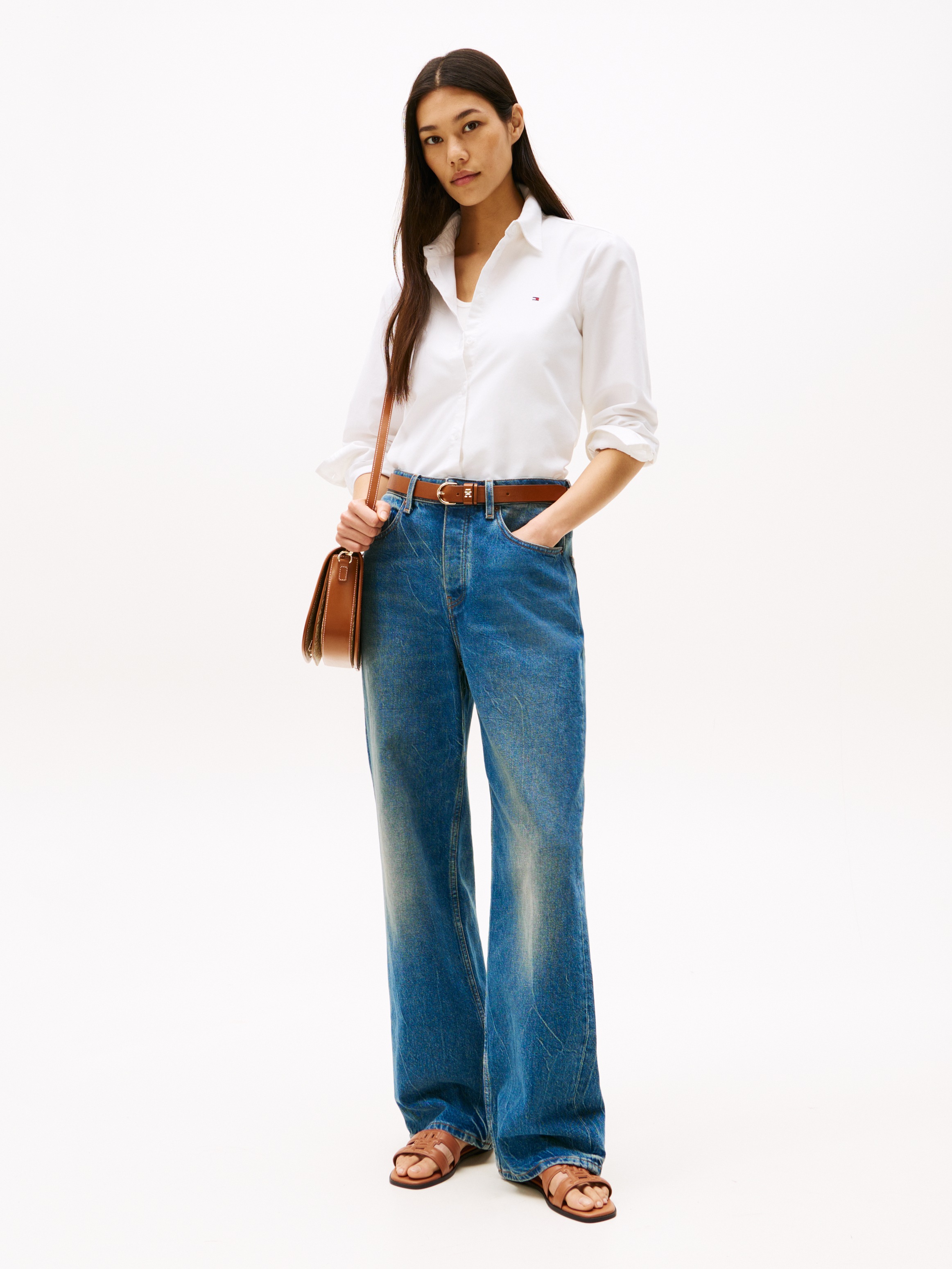 Tommy Hilfiger Pantolette "TH LOGO STRAP MULE" Bequemschuh, Sommerschuh, Fl günstig online kaufen