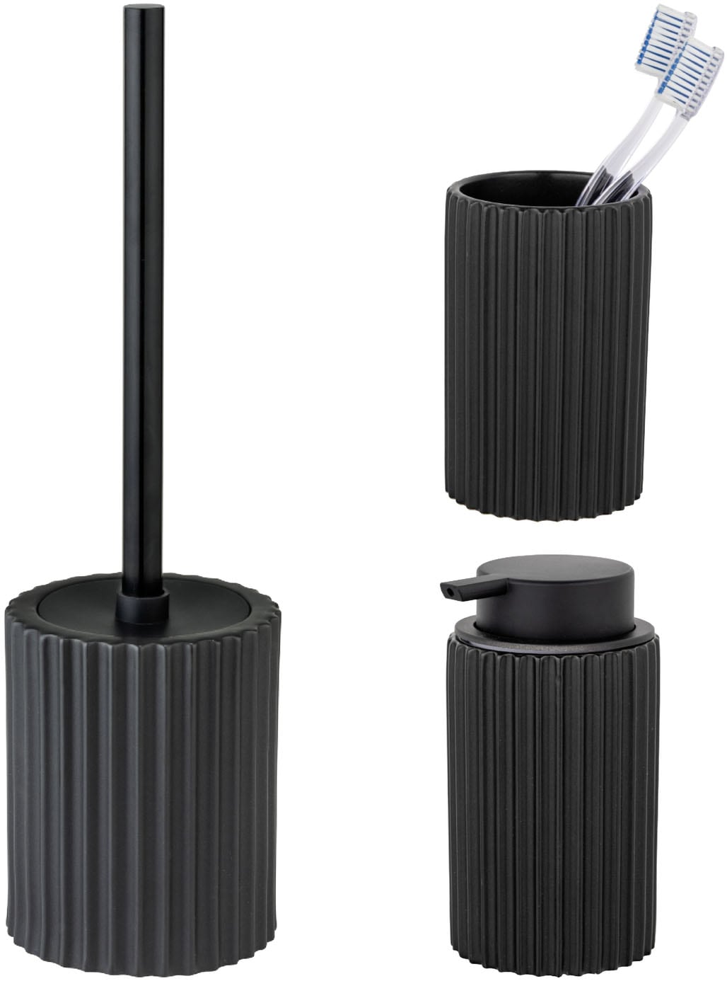 SCHÖNER WOHNEN-Kollektion Badaccessoire-Set ""Soliera"" Zahnputzbecher, Sei günstig online kaufen