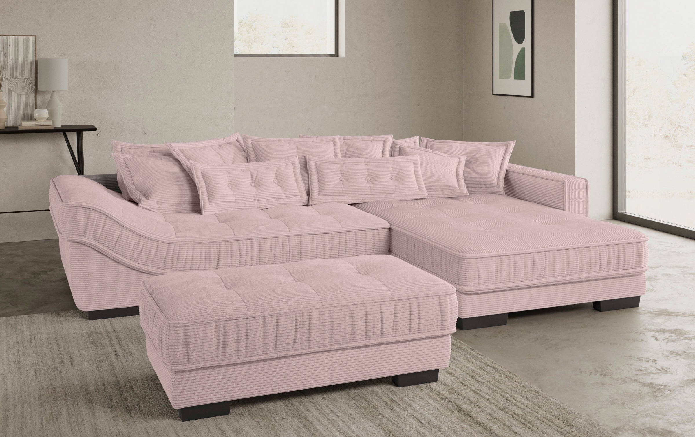 Mr. Couch Hockerbank "Diwan II DuraFlex", Hochwertige DuraFlex-Kaltschaumpo günstig online kaufen