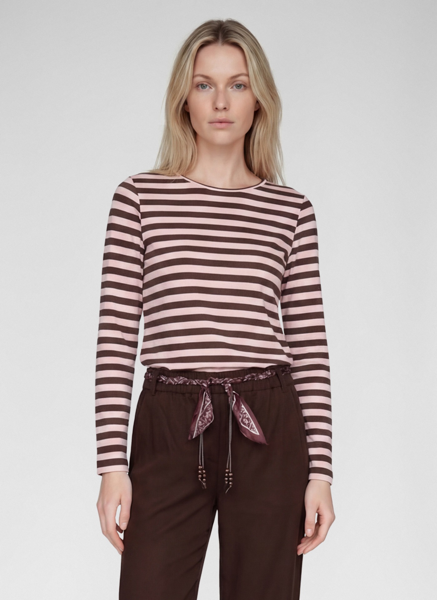 Rabe 3/4-Arm-Shirt mit Streifen Muster