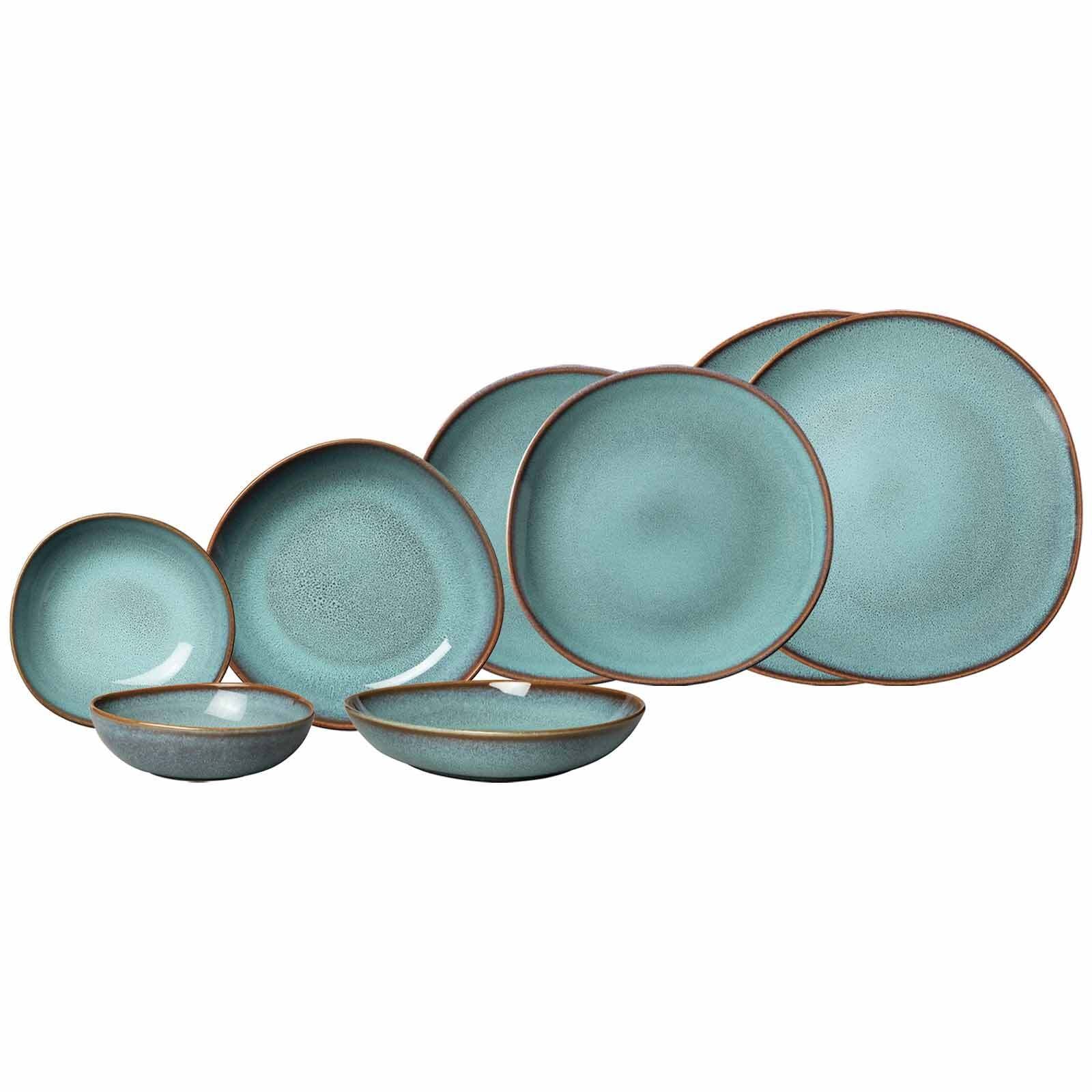 like. by Villeroy & Boch "Einsteiger-Set Lave 8er Set" Spülmaschinengeeignet, Mikrowellenfest