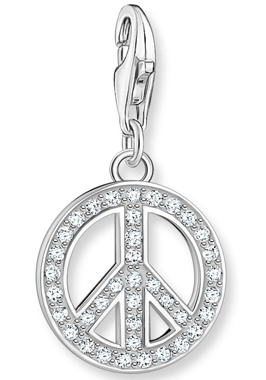 THOMAS SABO Charm-Einhänger »Peace, Peace oder für gold, | BAUR mit bestellen (synth.) 1898-488-7«, Stein Glas-Keramik Zirkonia 1880-051-14