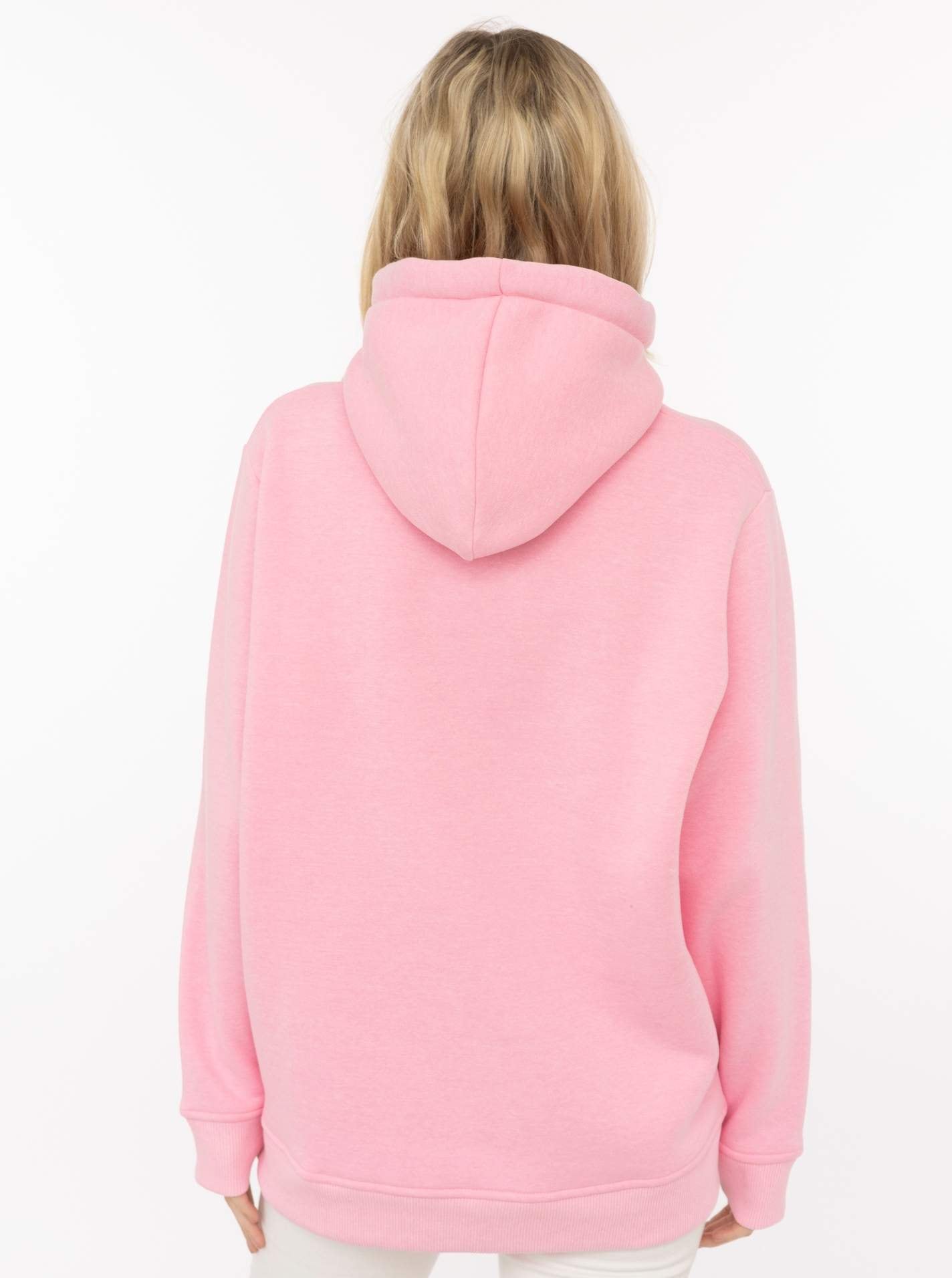 Zwillingsherz Hoodie »"Leo Schleife"«, unifarben, Leomuster-Band an Kapuze vielseitig bind bar, Kängurutasche
