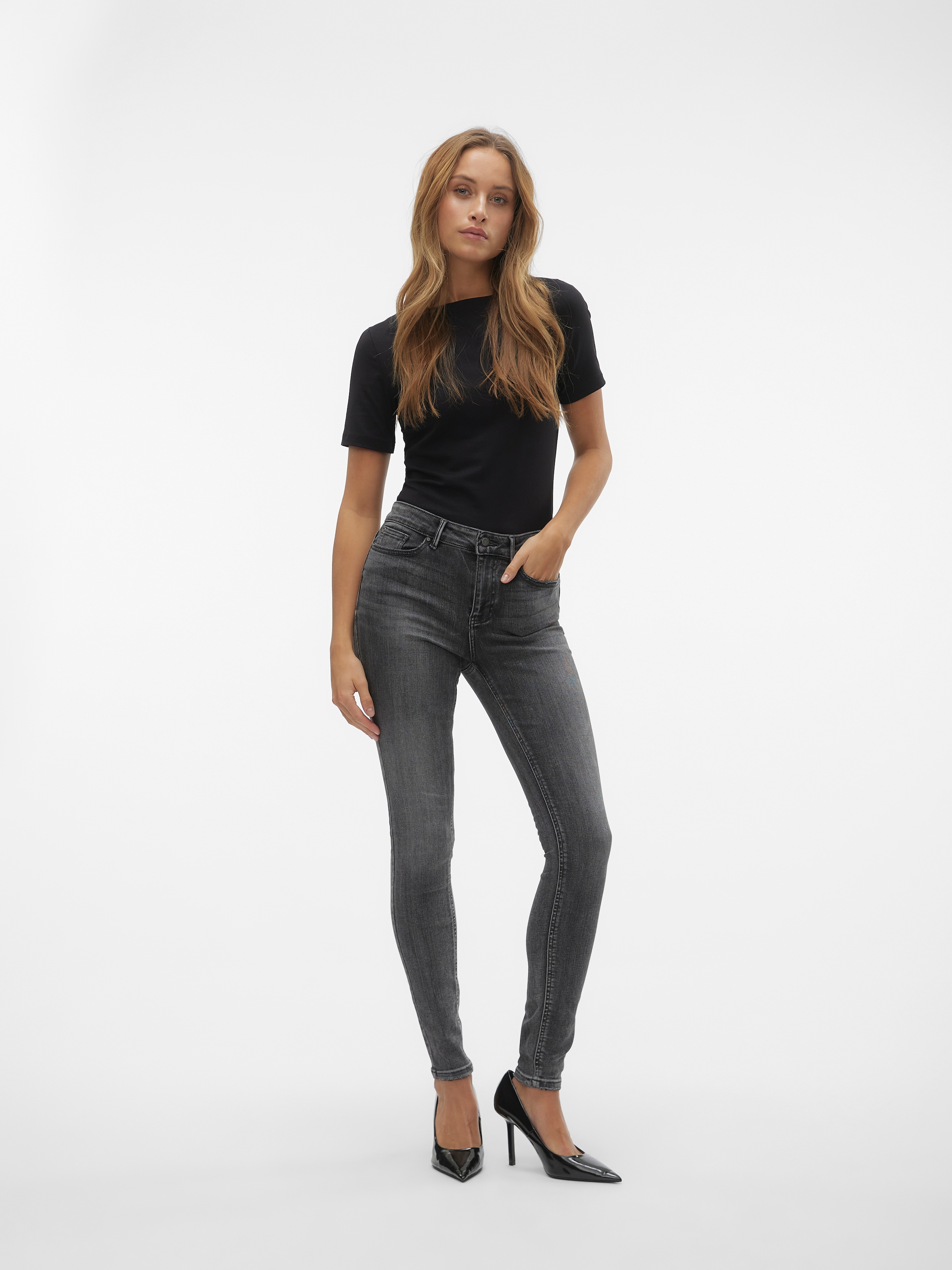 Vero Moda Skinny-fit-Jeans »VMFLASH MR SKINNY JEANS LI213 NOOS«