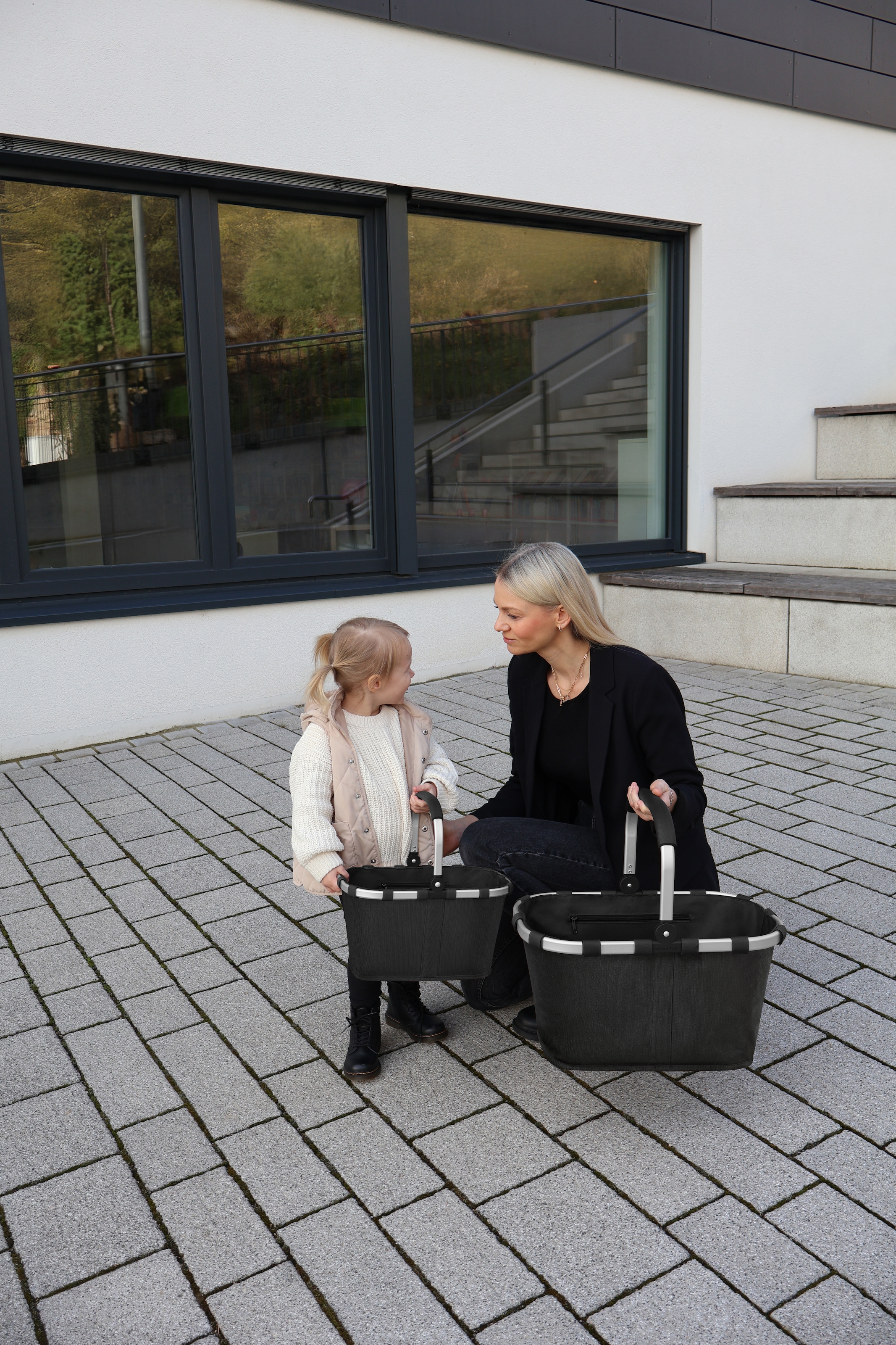 REISENTHEL® Einkaufskorb »carrybag« Standfüße, ummantelter Griff zum Umklappen, Innentasche Reißverschluss