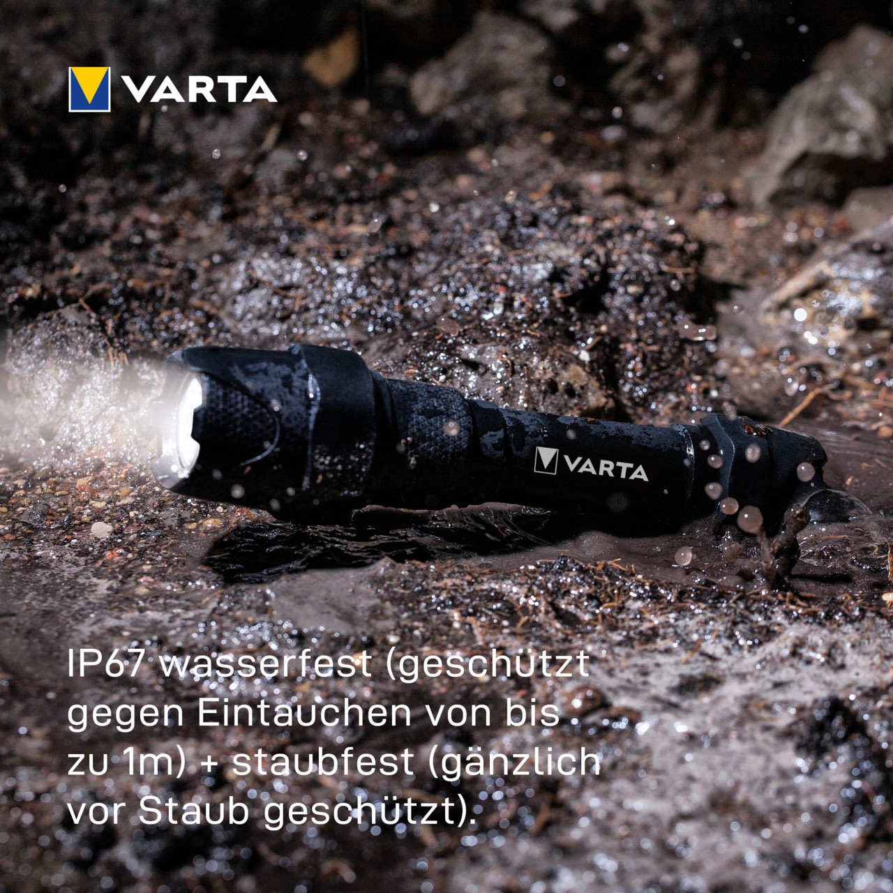 VARTA Taschenlampe »Indestructible F30 Pro 6 Watt LED«, wasser- und  staubdicht, stoßabsorbierend, eloxiertes Aluminium Gehäuse auf Rechnung  bestellen | BAUR | Taschenlampen