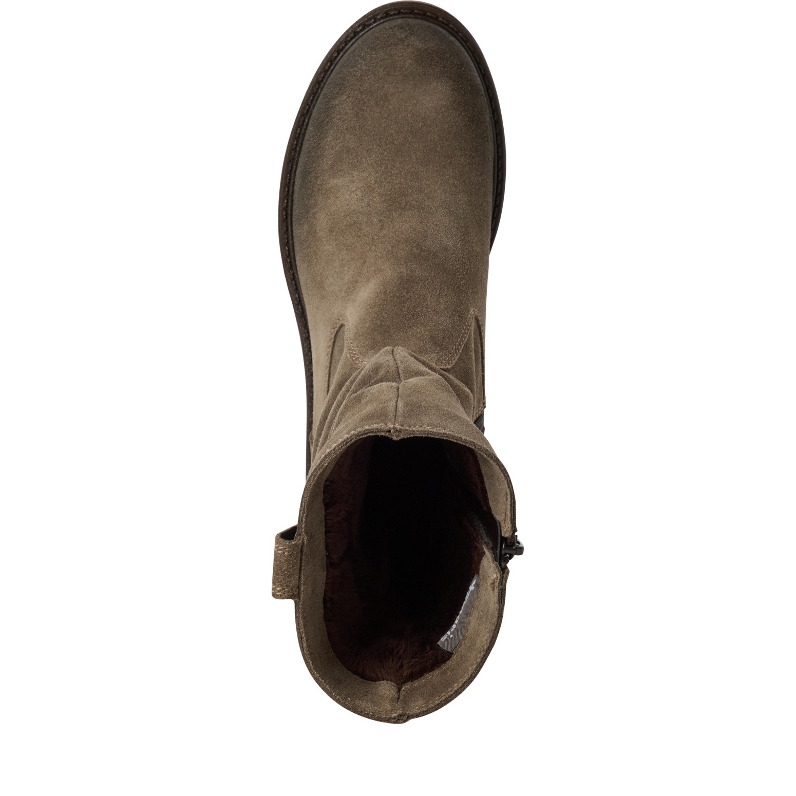 Tamaris Stiefelette, Blockabsatz, Kurzstiefel mit praktischem Innenreißverschluss