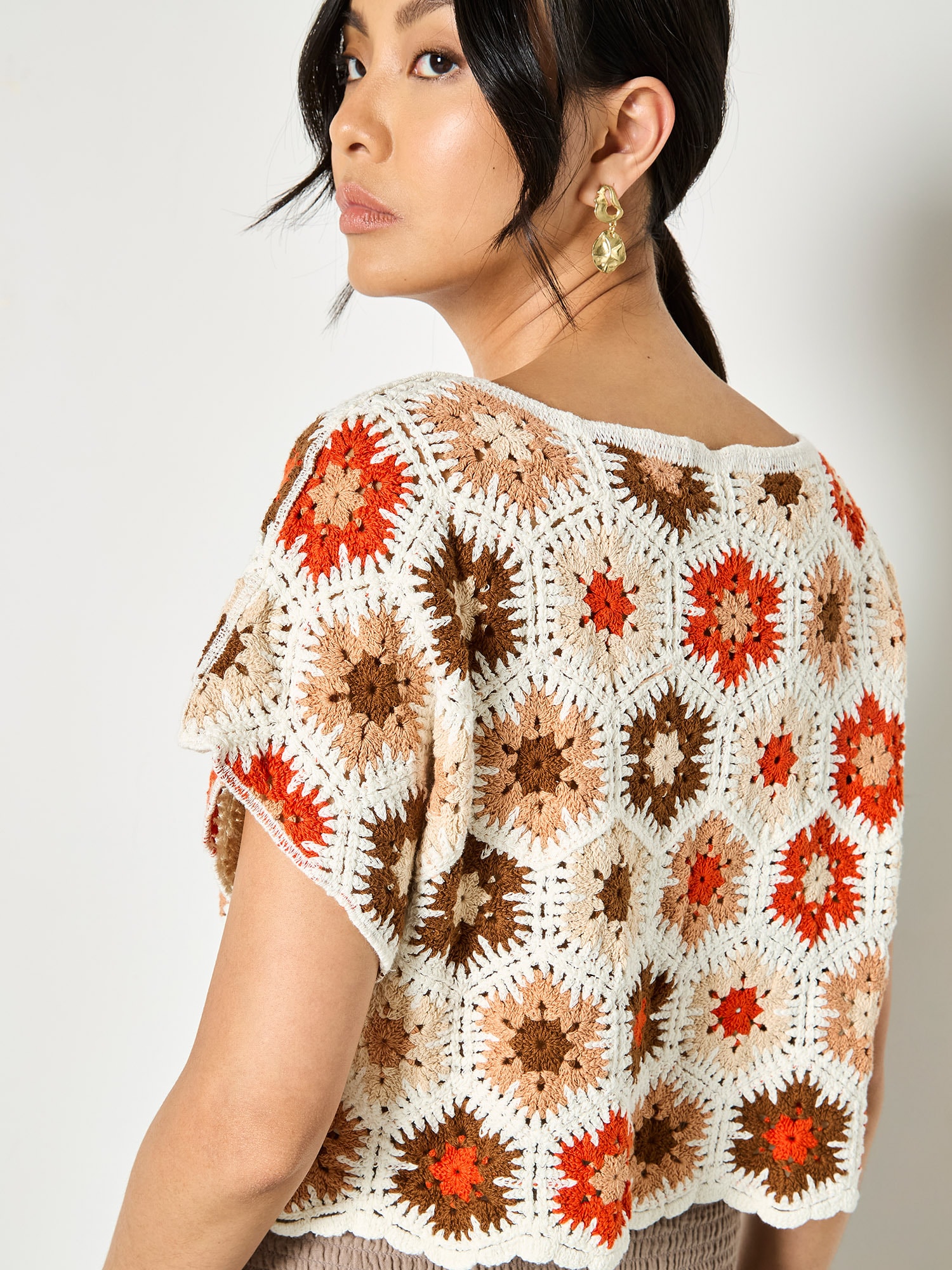 Apricot Stricktop »Top« mit Häkeldetails