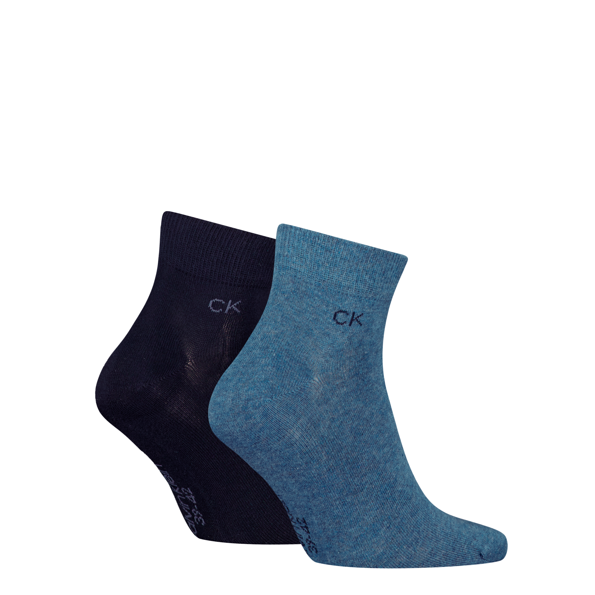Calvin Klein Jeans Kurzsocken »CK MEN QUARTER 2P«, (2 Paar), Mit kleinem Rippenbündchen, CK-Logodetail