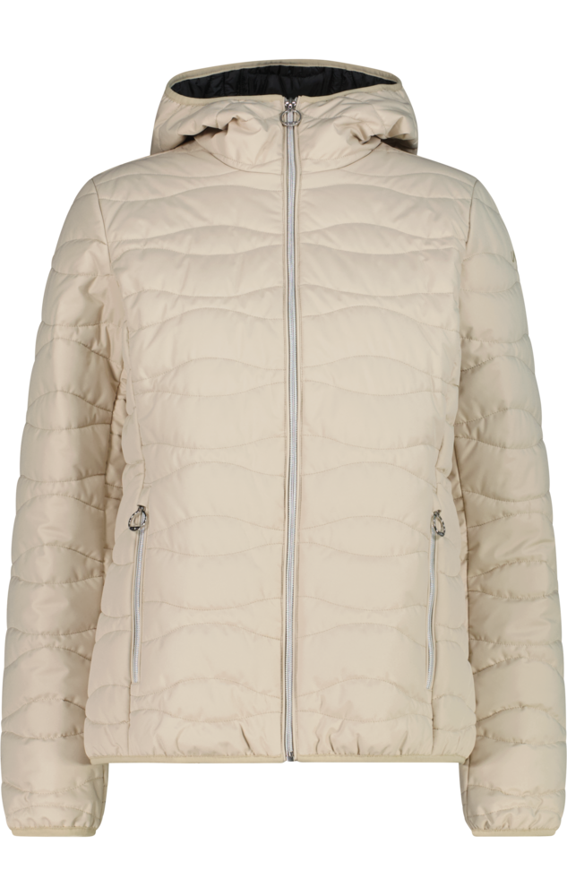 CMP Steppjacke »WOMAN JACKET FIX HOOD« mit Kapuze mit Kapuze, aus Polyester, sportlicher Stil