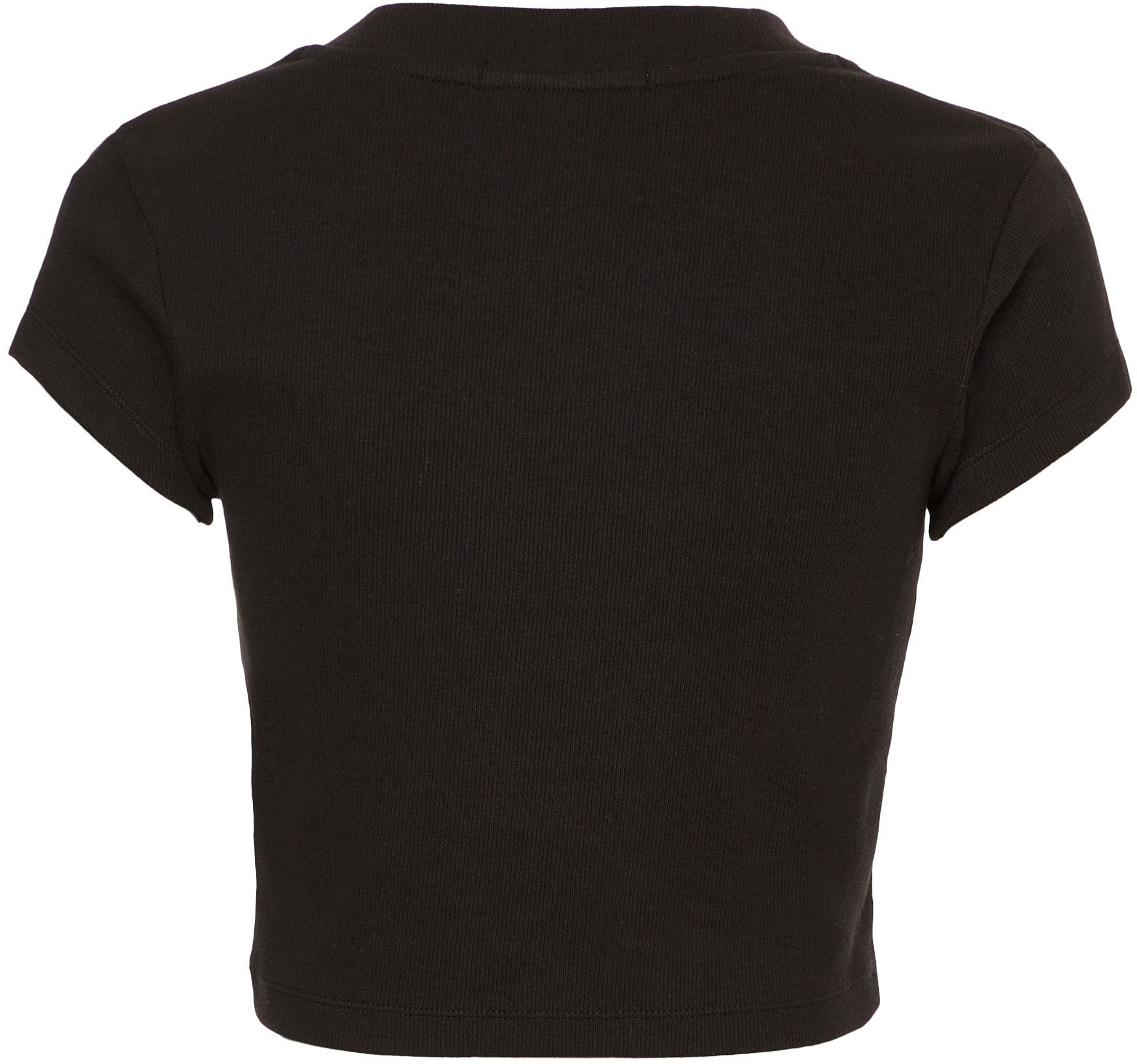 Calvin Klein Jeans T-Shirt »CK RIB BABY TEE«, in kurzer Form