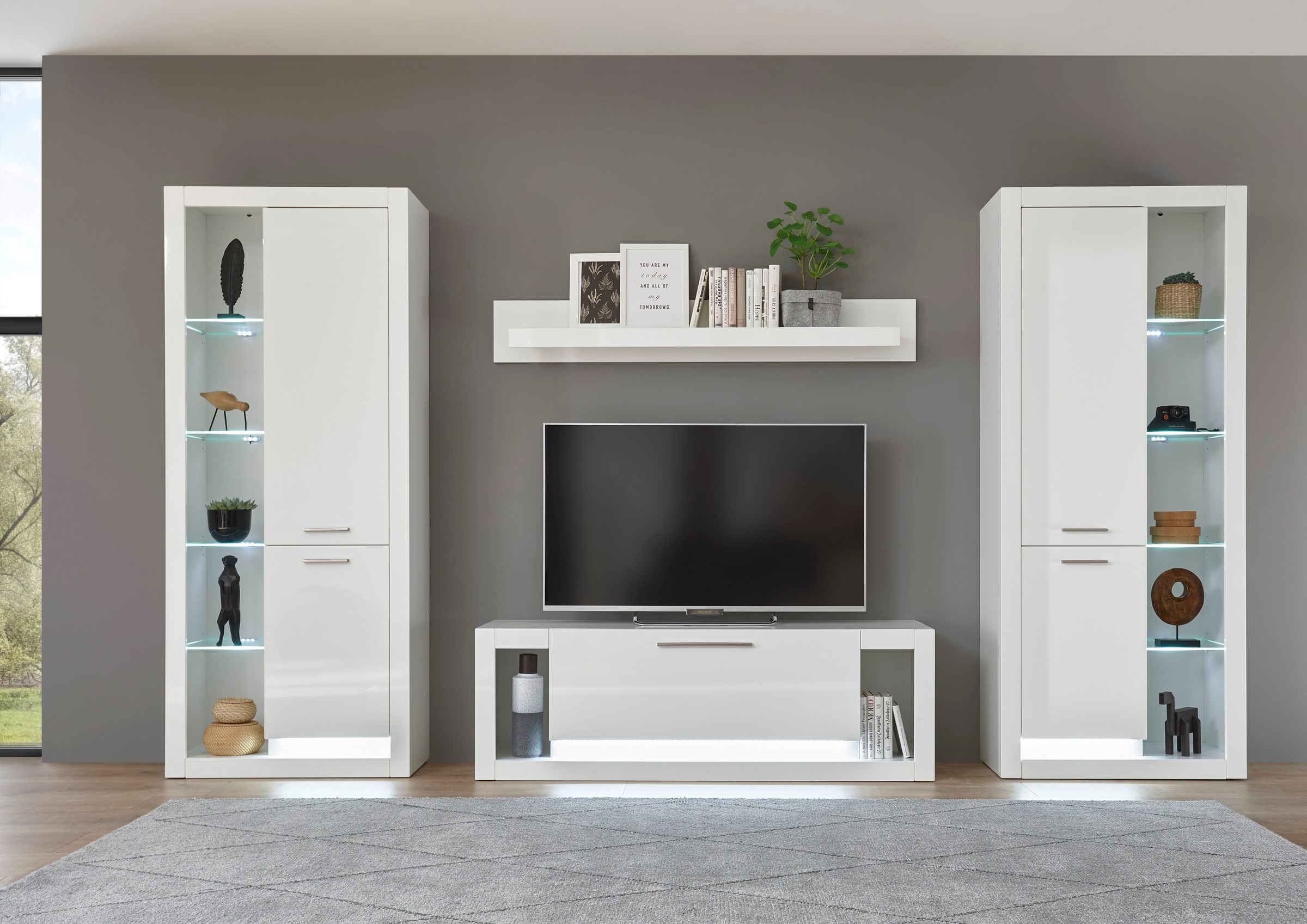 Home affaire Wohnwand "Meran" 4 Stk. tlg. günstig online kaufen