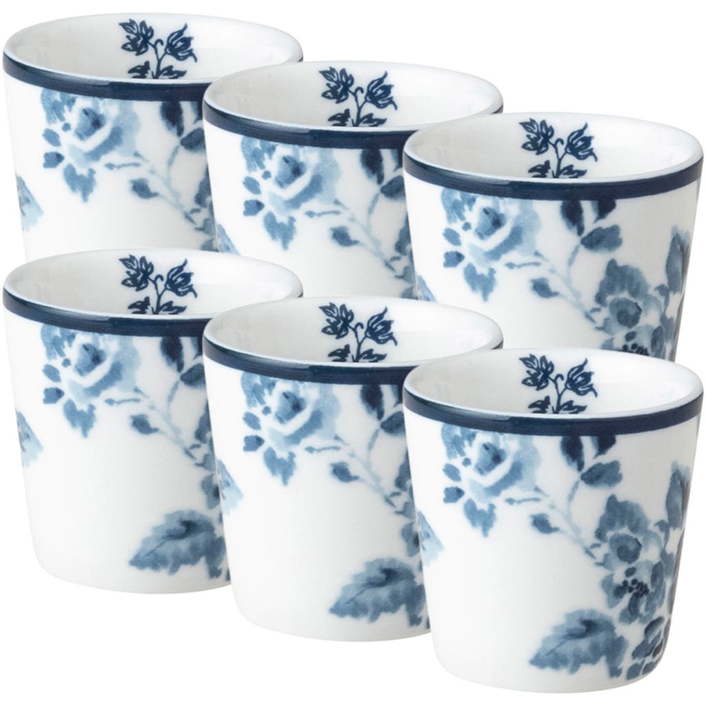 LAURA ASHLEY BLUEPRINT COLLECTABLES Eierbecher »China Rose«, (Set, 6 tlg.)