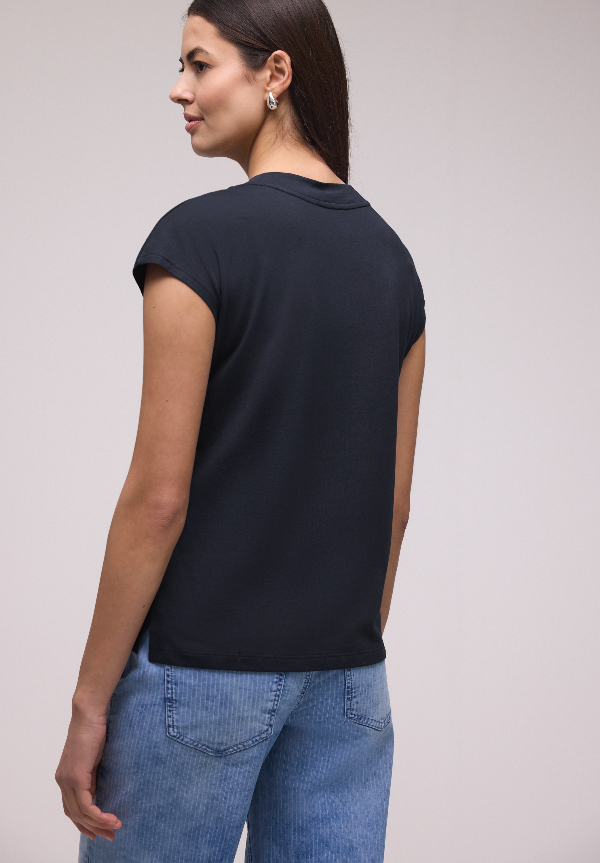 STREET ONE V-Shirt mit V-Ausschnitt