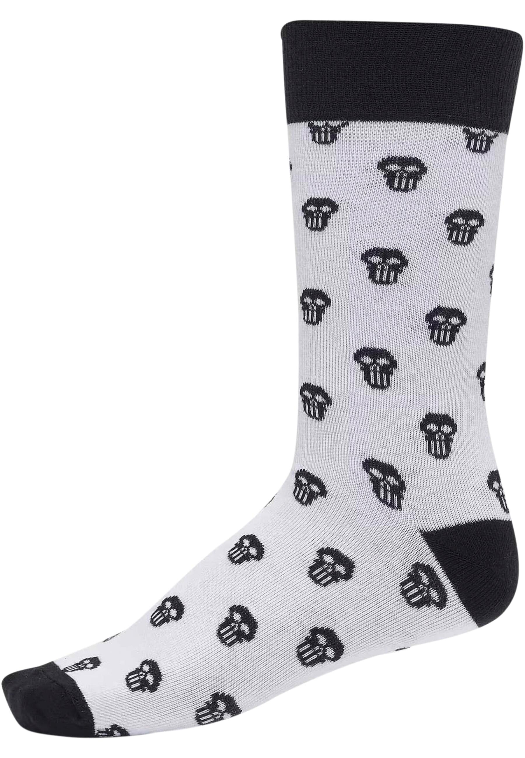 URBAN CLASSICS Basicsocken »Urban Classics Unisex Skull Allover 2-Pack«, (1 Paar)