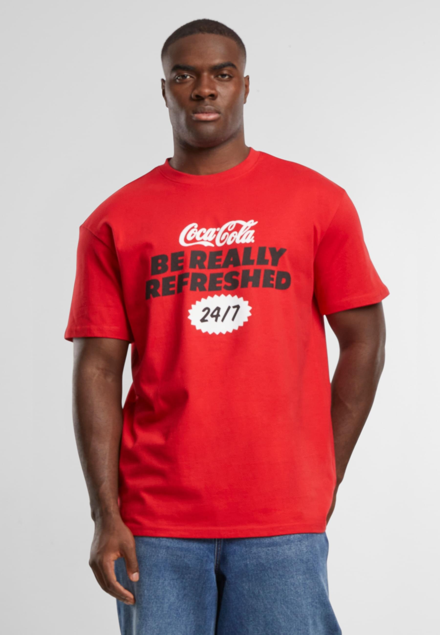 Merchcode T-Shirt »Merchcode Coca Cola Refreshed Oversize Tee«, (1 tlg.)