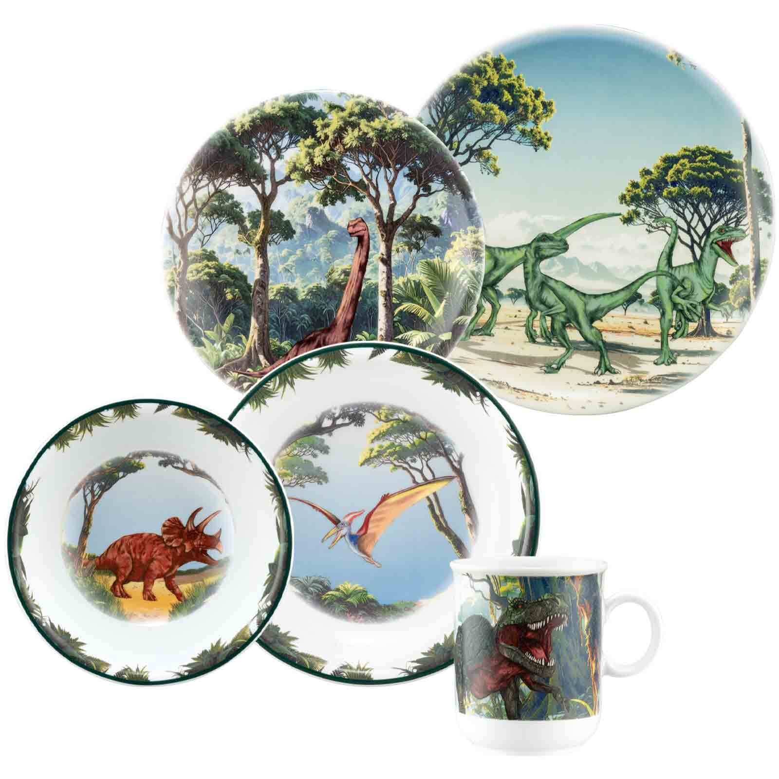 Seltmann Weiden Kindergeschirr-Set "Kindergeschirr Set Compact Blaulicht 5er Set bunt" Spülmaschinengeeignet, Mikrowellengeeignet, Ofenfest, Salamandergeeignet, Kühlschrankgeeignet, Gefrierschrankgeeignet
