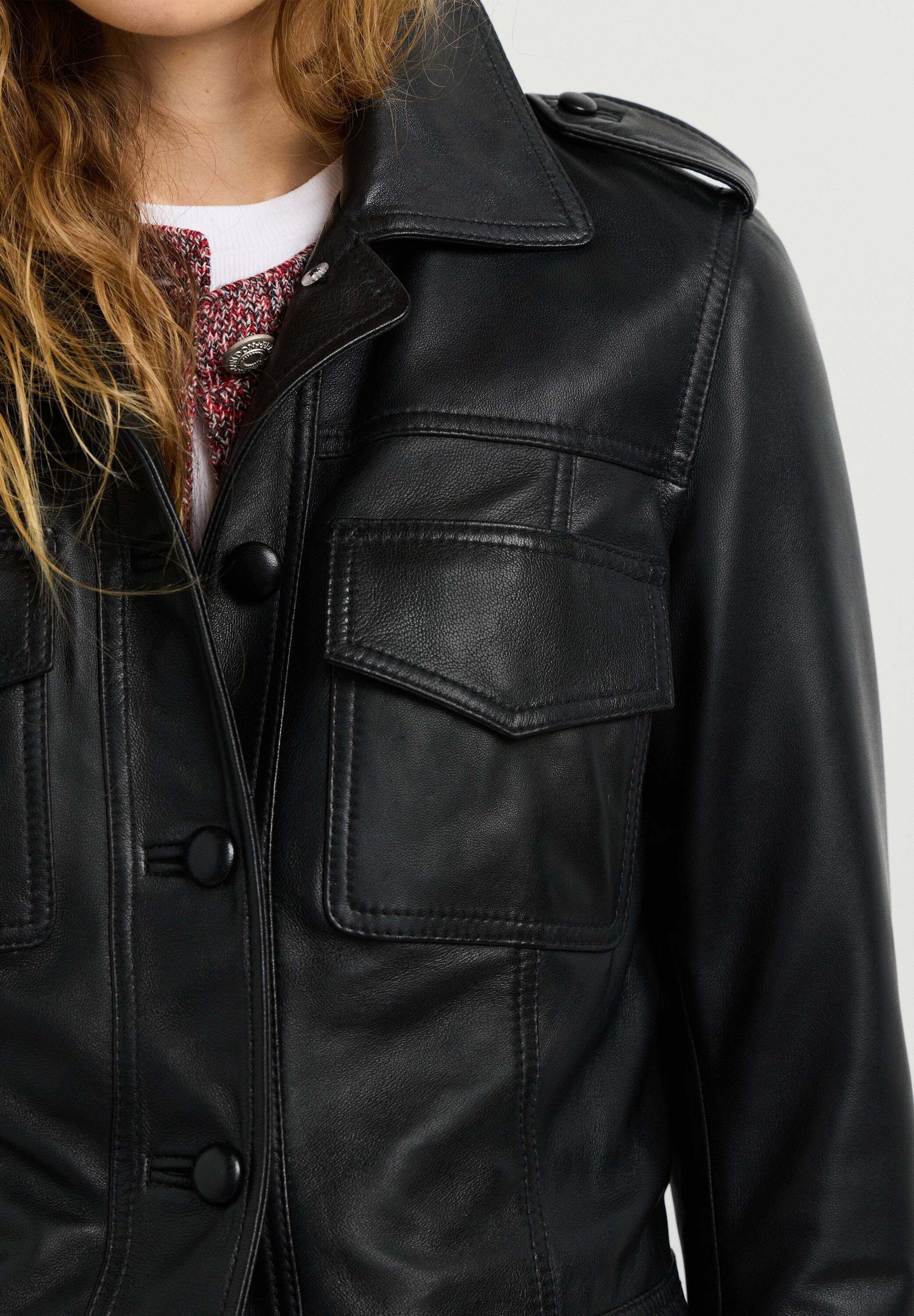 Pepe Jeans Lederjacke »Lederjacke NONDE«
