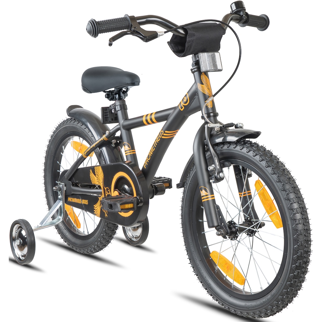 PROMETHEUS BICYCLES Kinderfahrrad »BLACK Hawk«, 1 Gang, ohne Schaltung