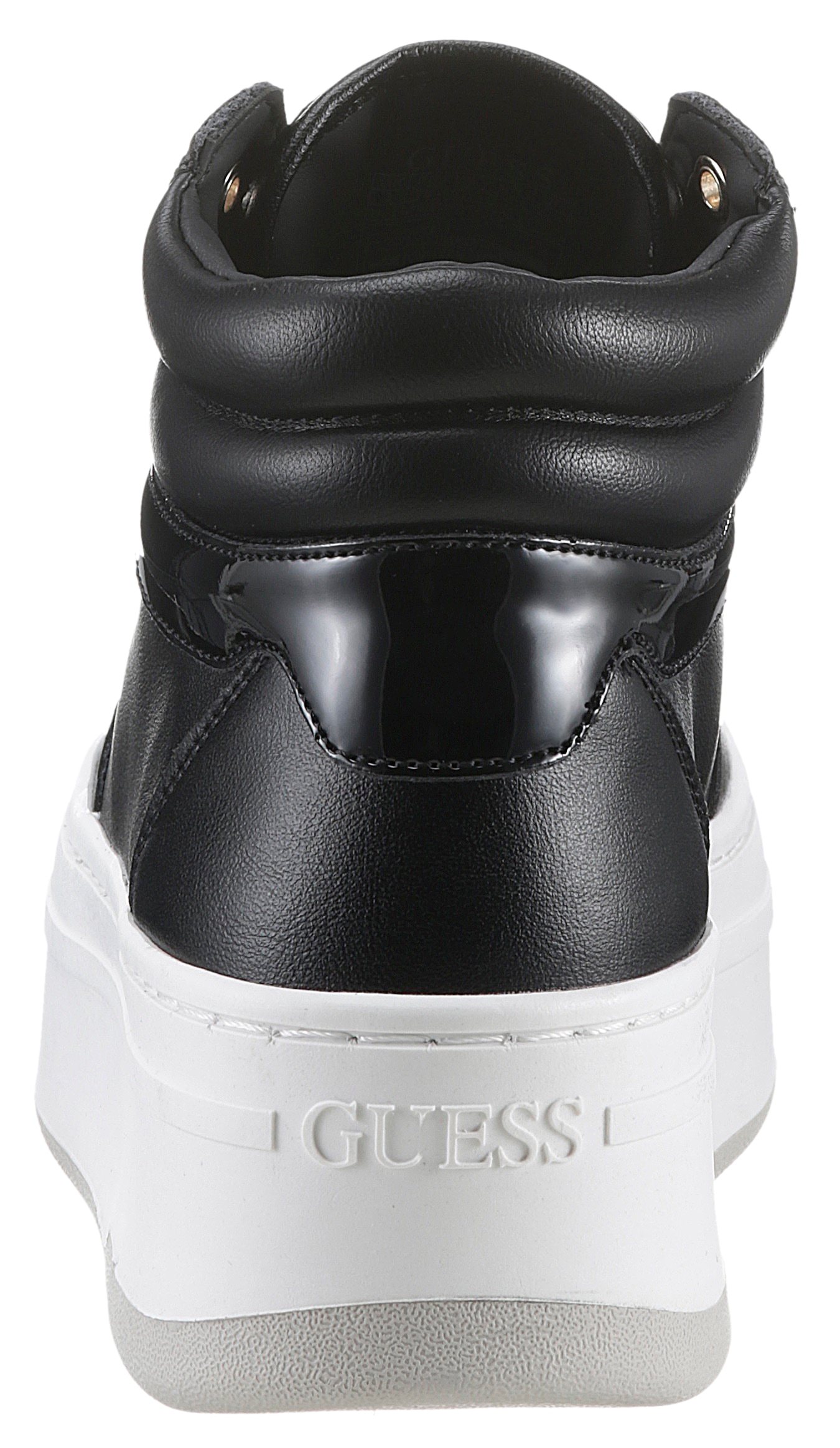 Guess Plateausneaker »LINZY«, gepolsterter Schaftrand