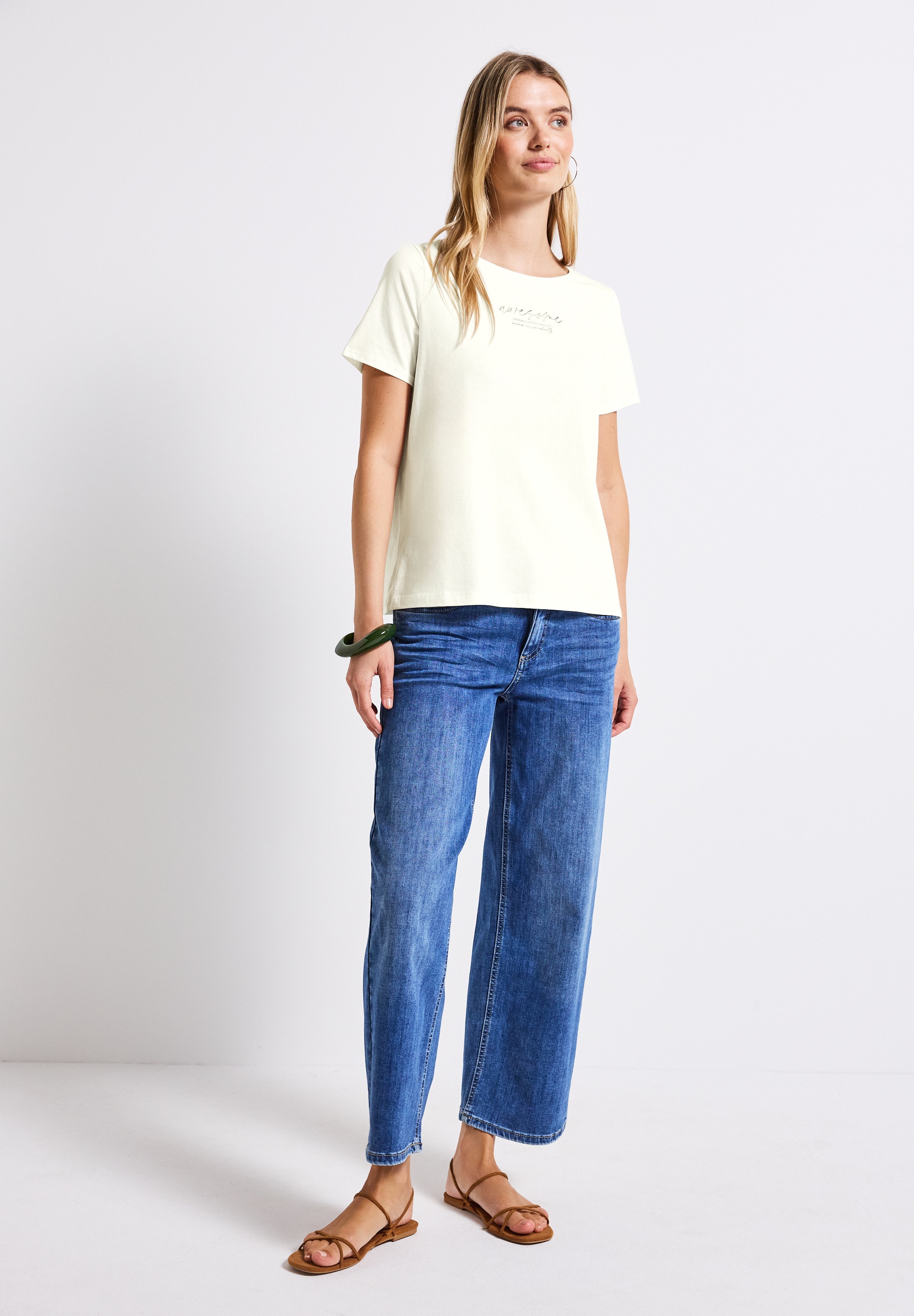 STREET ONE T-Shirt, aus reiner Baumwolle
