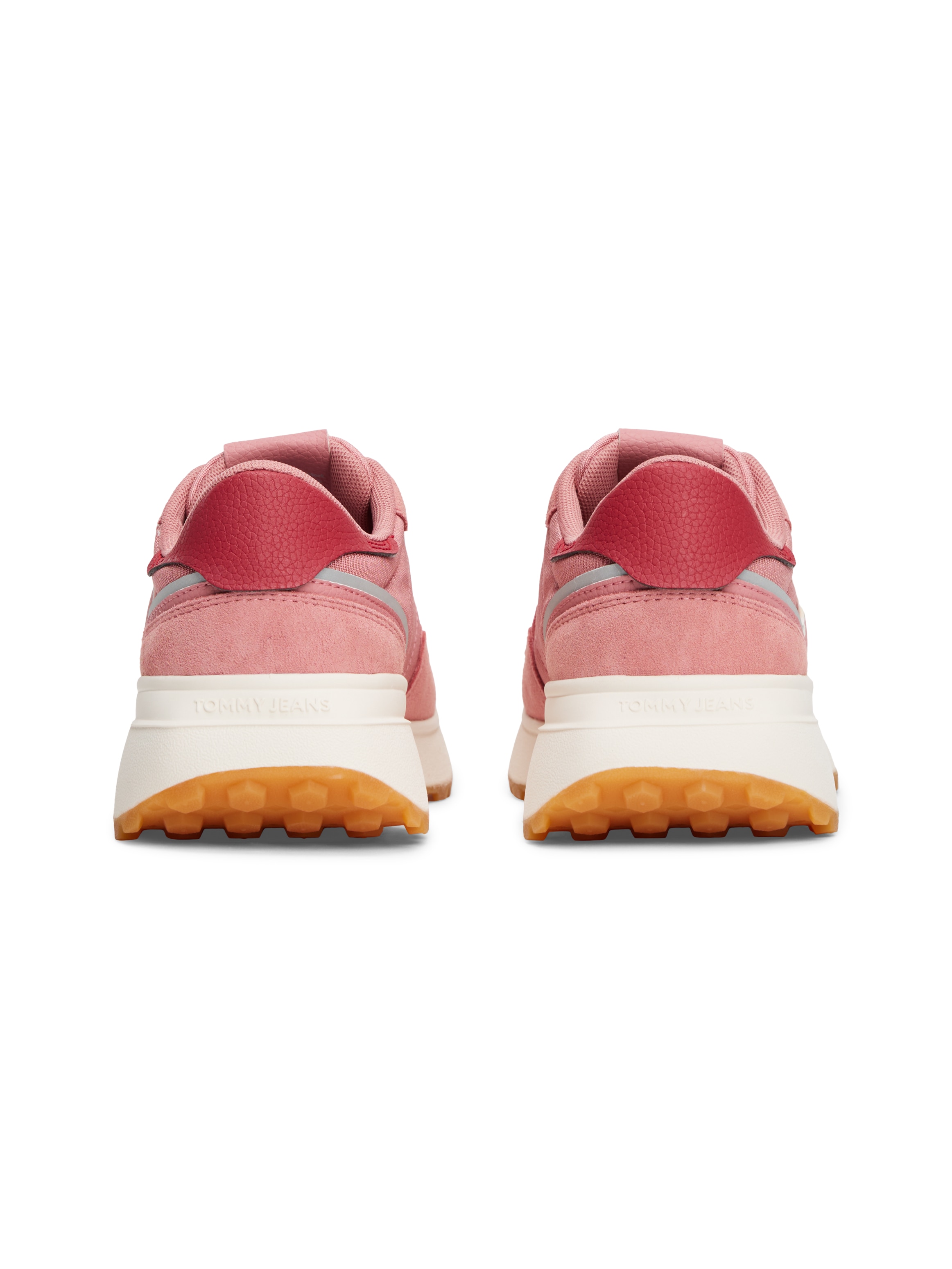 Tommy Jeans Keilsneaker »TJW CLEATED RUNNER«, Freizeitschuh, Schnürschuh, Halbschuh mit Reflektorstreifen