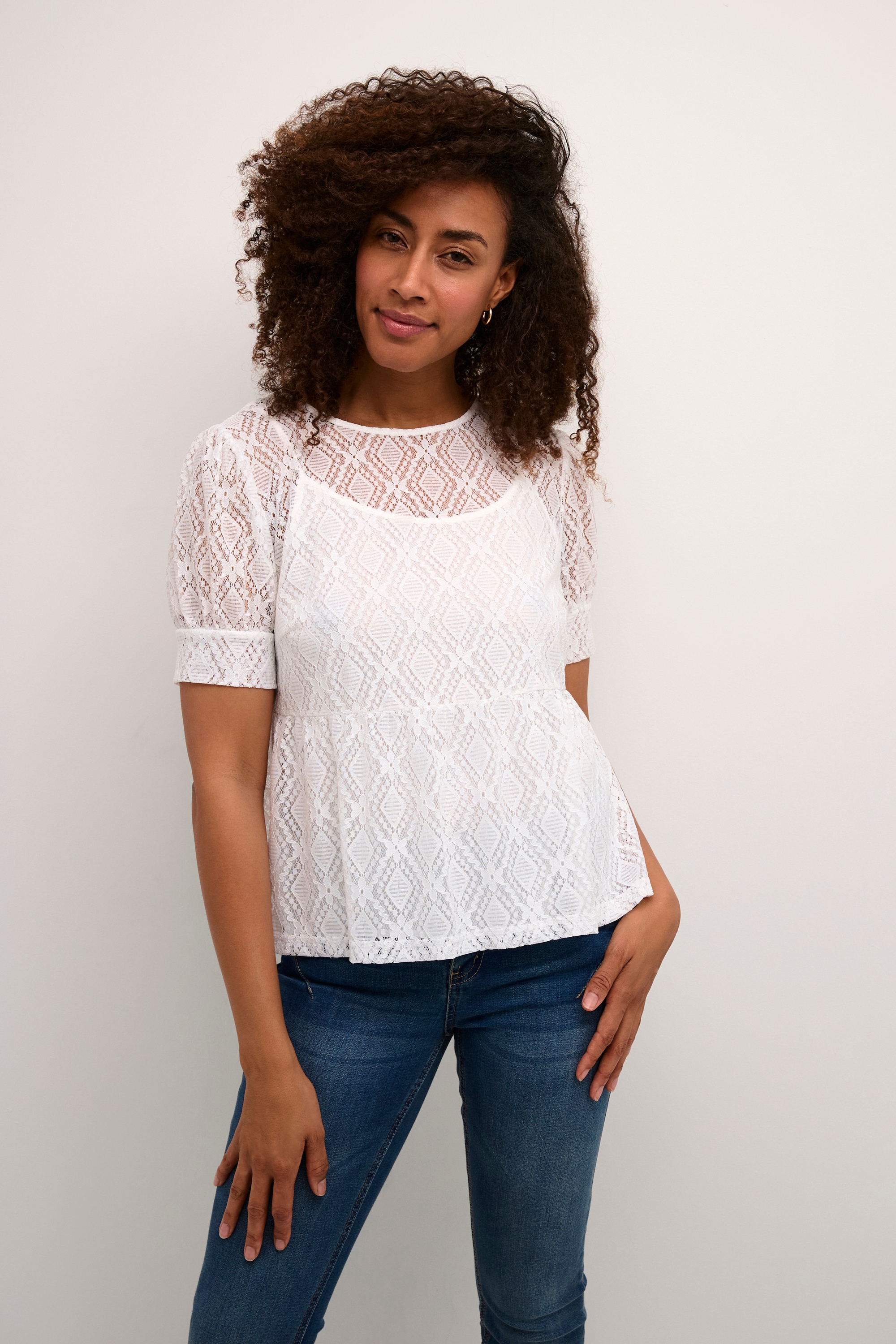 Cream Kurzarmbluse »Bluse kurzarm CRRemi«