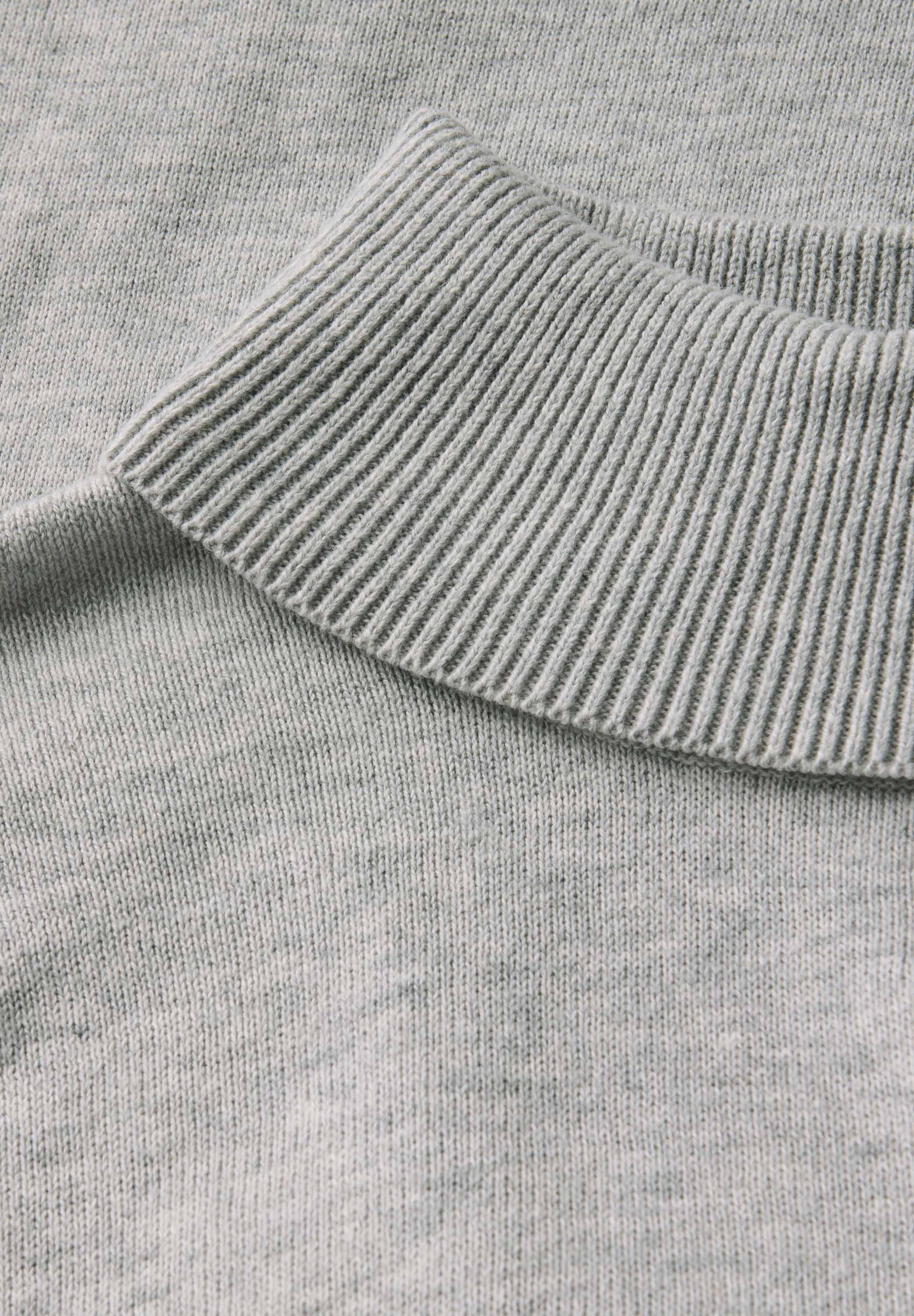 STREET ONE MEN Rollkragenpullover, aus reiner Baumwolle