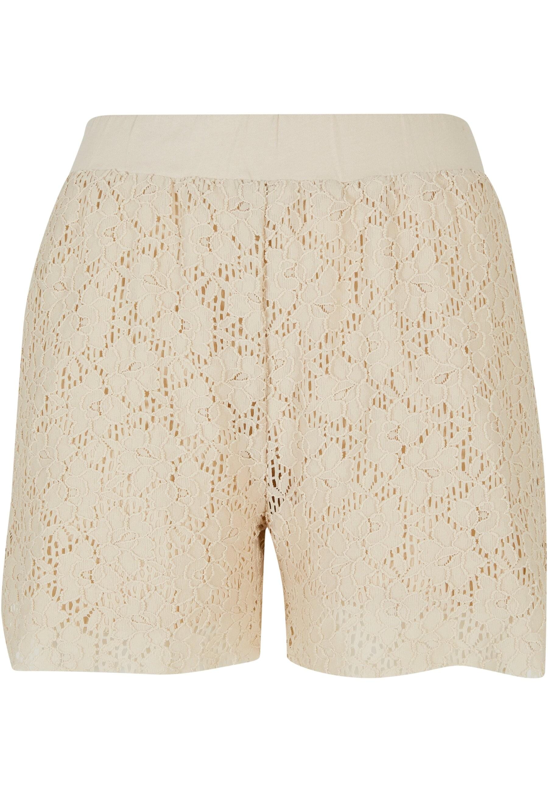 URBAN CLASSICS Stoffhose "Urban Classics Damen Ladies Laces Shorts" günstig online kaufen